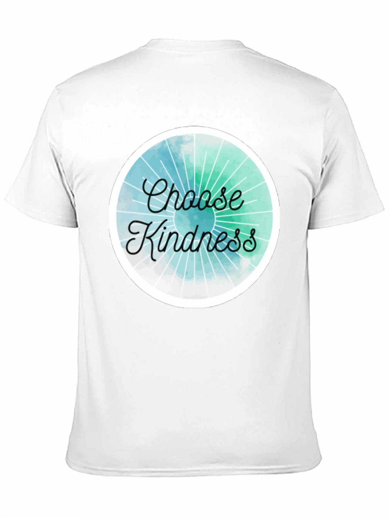 Black Choose Kindness Graphic Tee - Black Cotton Blend view 11