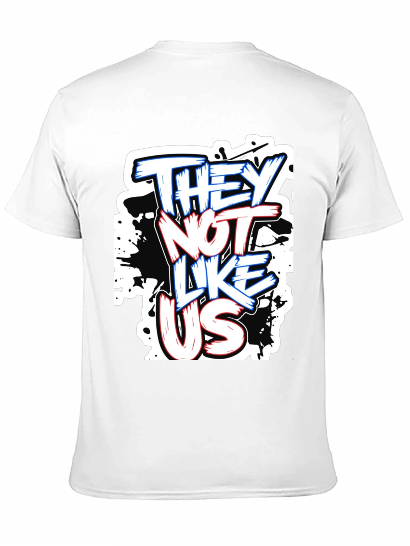Black They Not Like Us Graphic T-Shirt view 11