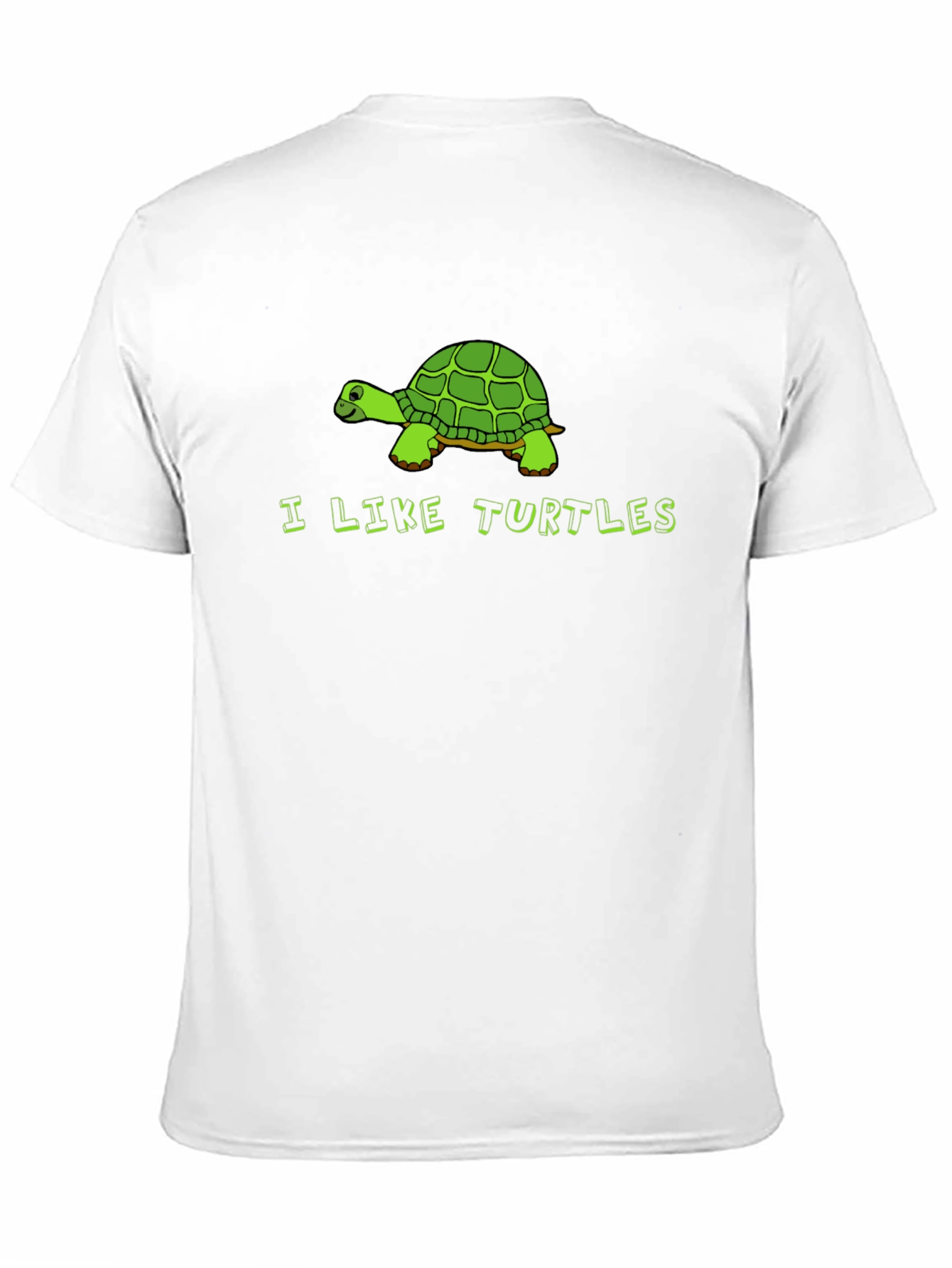 Black I Like Turtles Graphic Tee - Men's Black T-Shirt view 11