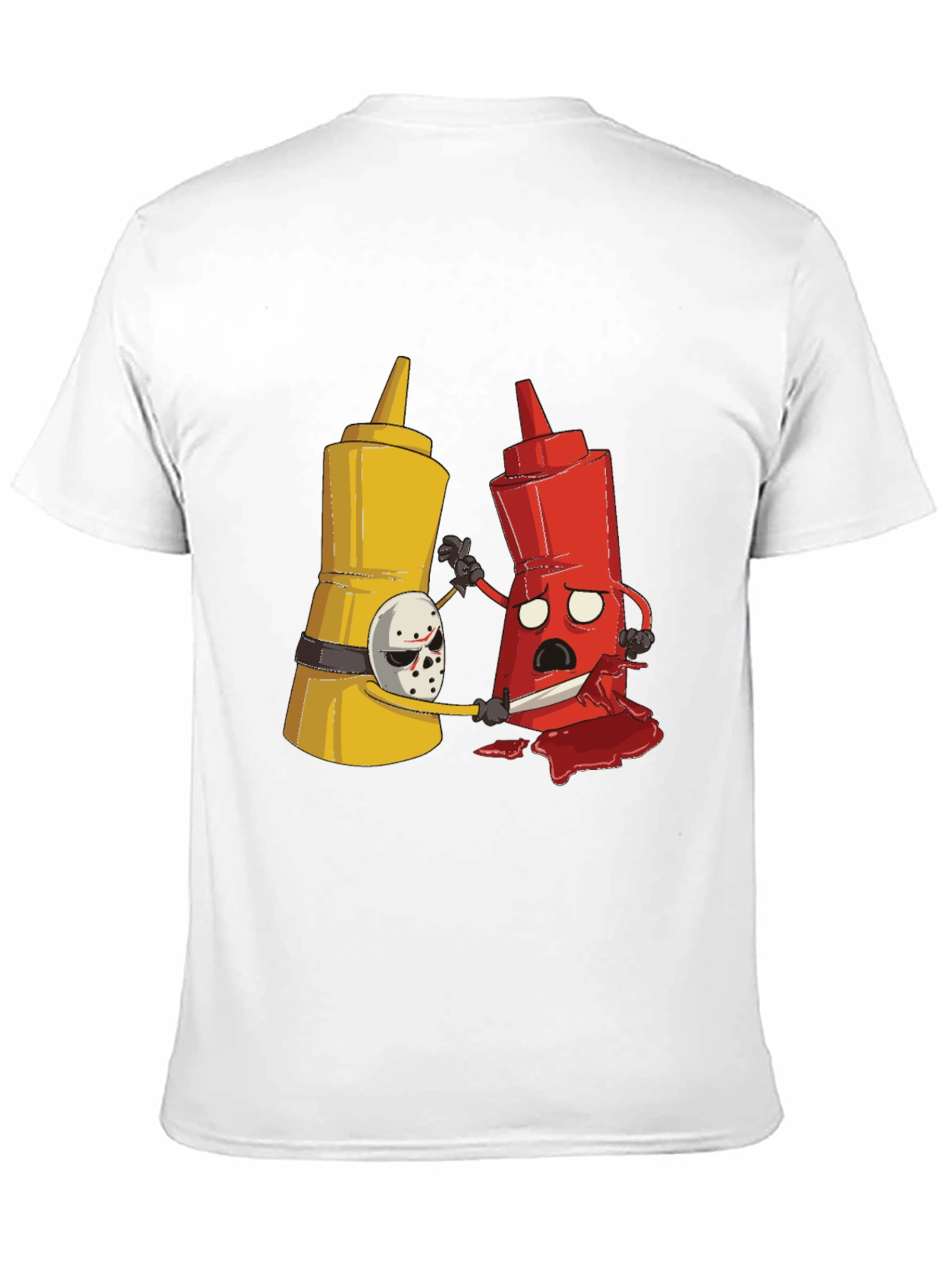 Black Killer Condiments Graphic T-Shirt view 11