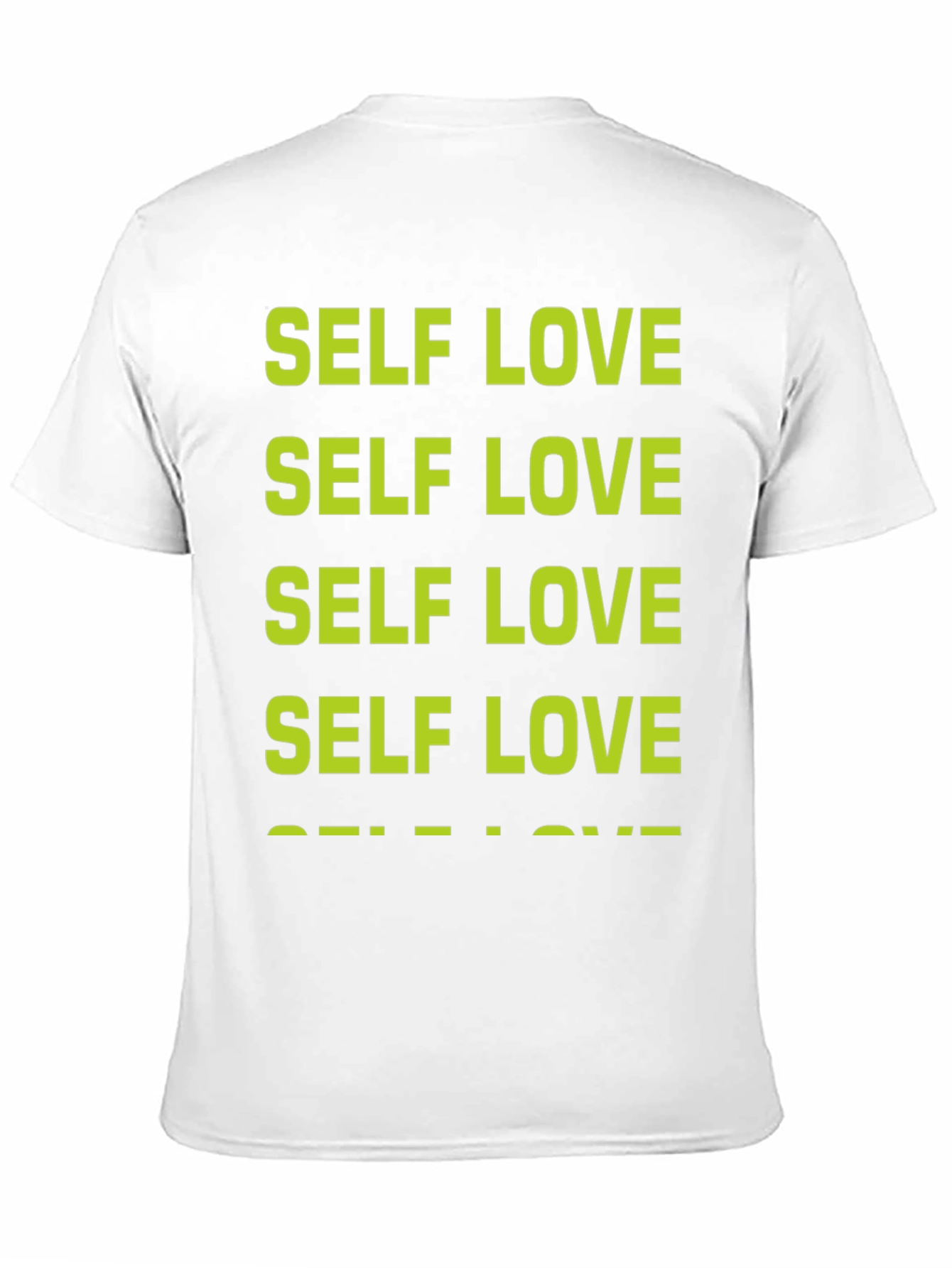Black Self Love T-Shirt - Positive Message Tee view 11
