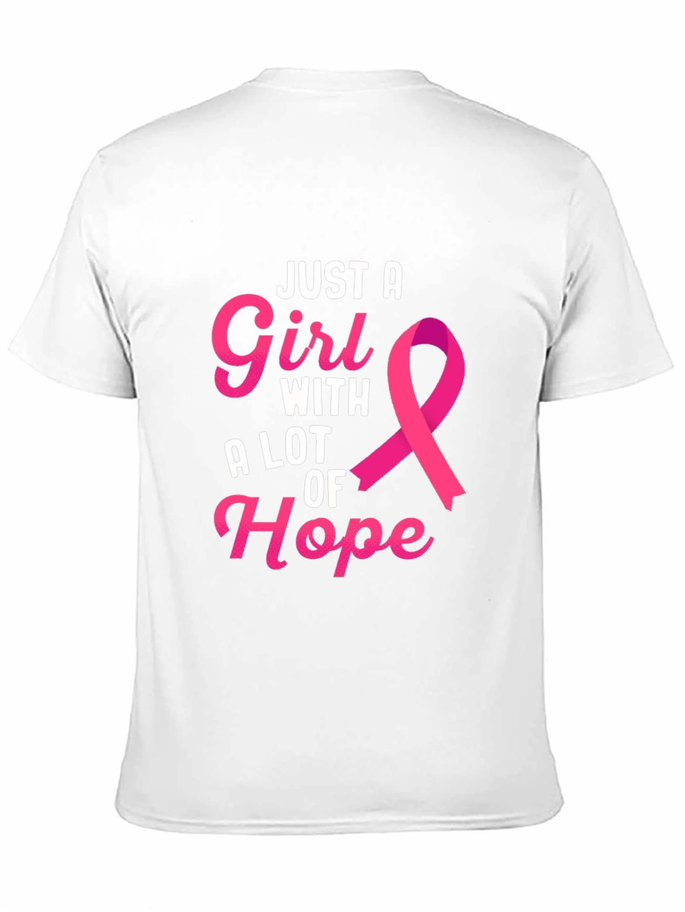 Black Just A Girl With A Lot of Hope T-Shirt view 11