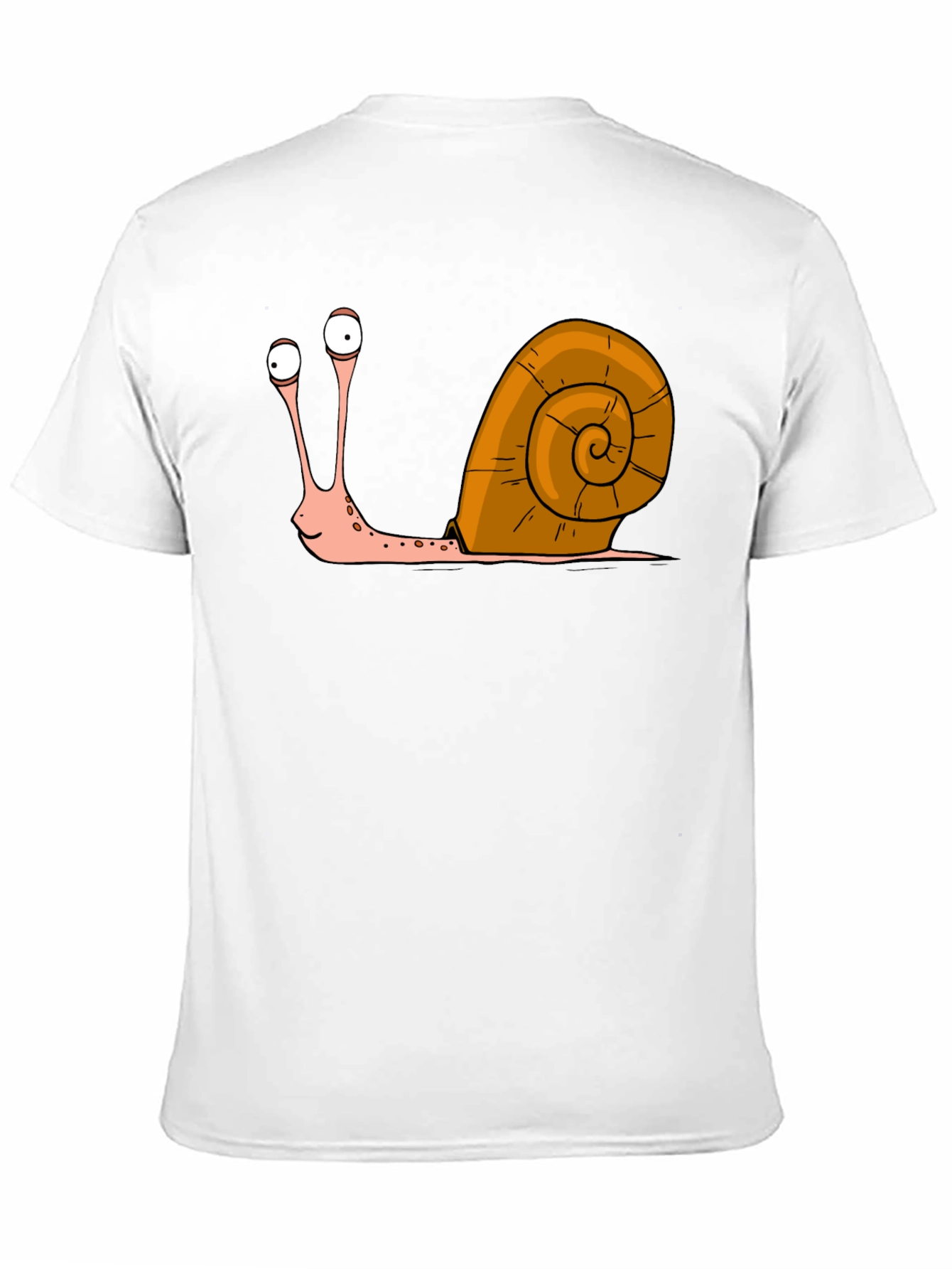 Black Funny Snail Graphic T-Shirt - Quirky Casual Tee view 11