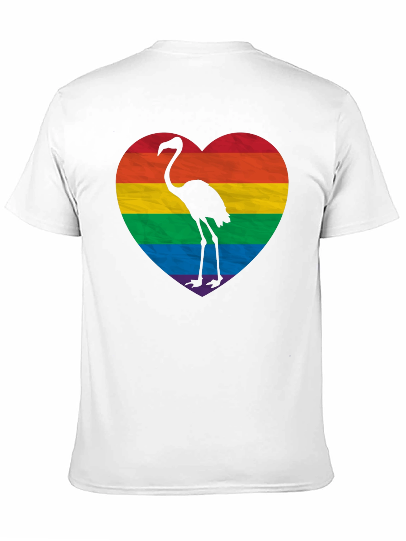 Black Pride Flamingo Heart T-Shirt - Black LGBTQ+ Tee view 11