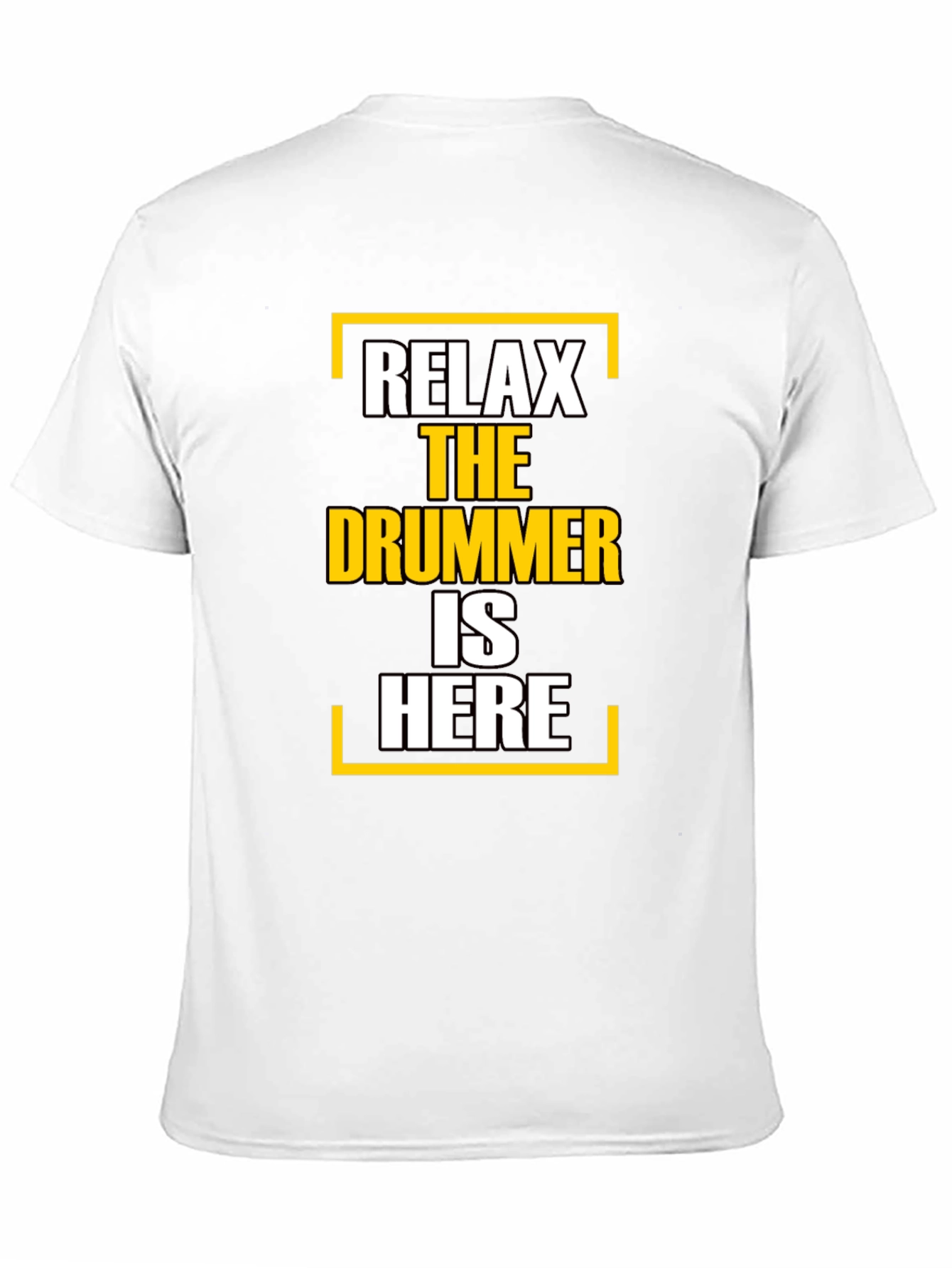 Black Relax The Drummer Is Here T-Shirt view 11
