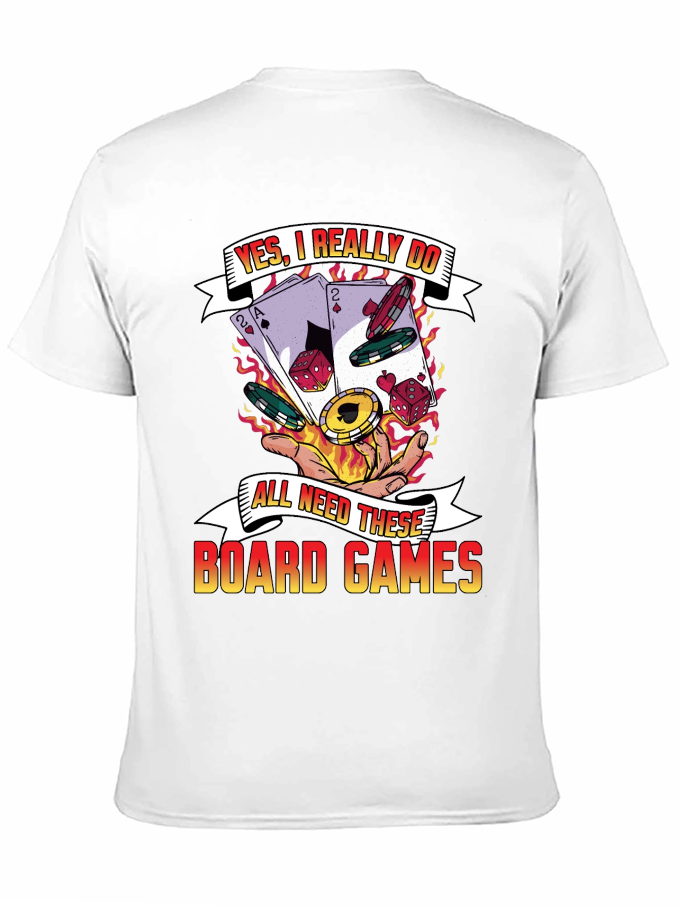 Black Board Game Lover T-Shirt - Yes, I Really Do Need These view 11