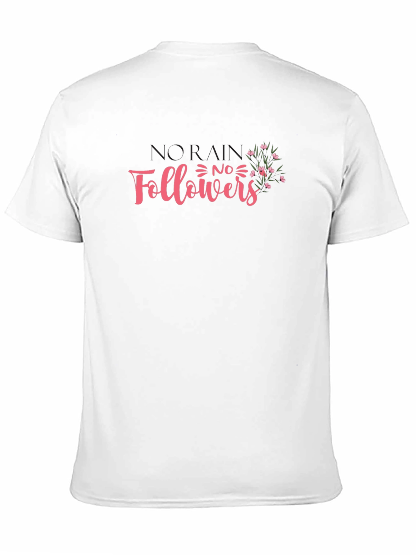 Black No Followers Graphic Tee - Stylish Unisex T-Shirt view 11
