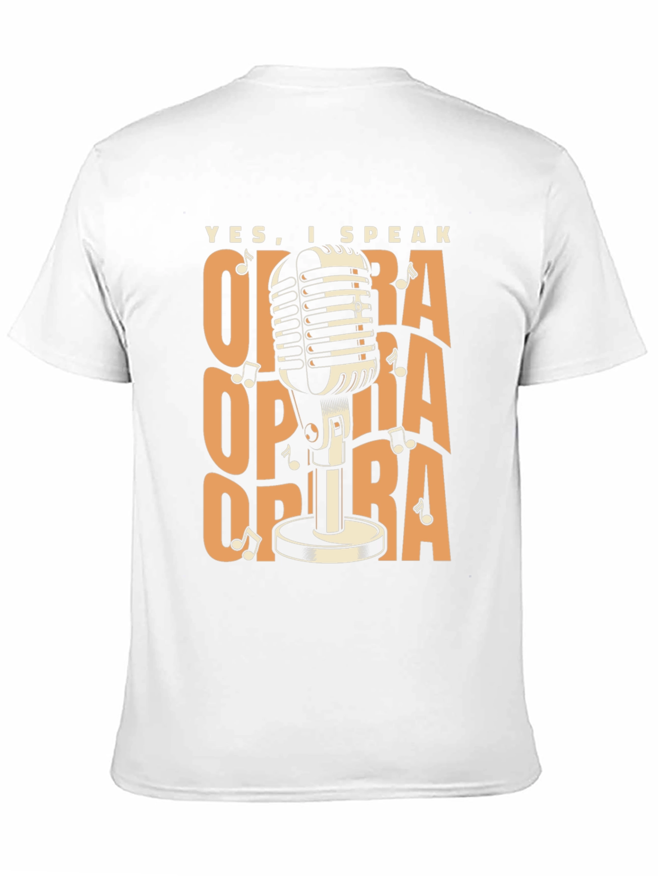 Black Yes, I Speak Opera - Music Lover T-Shirt view 11