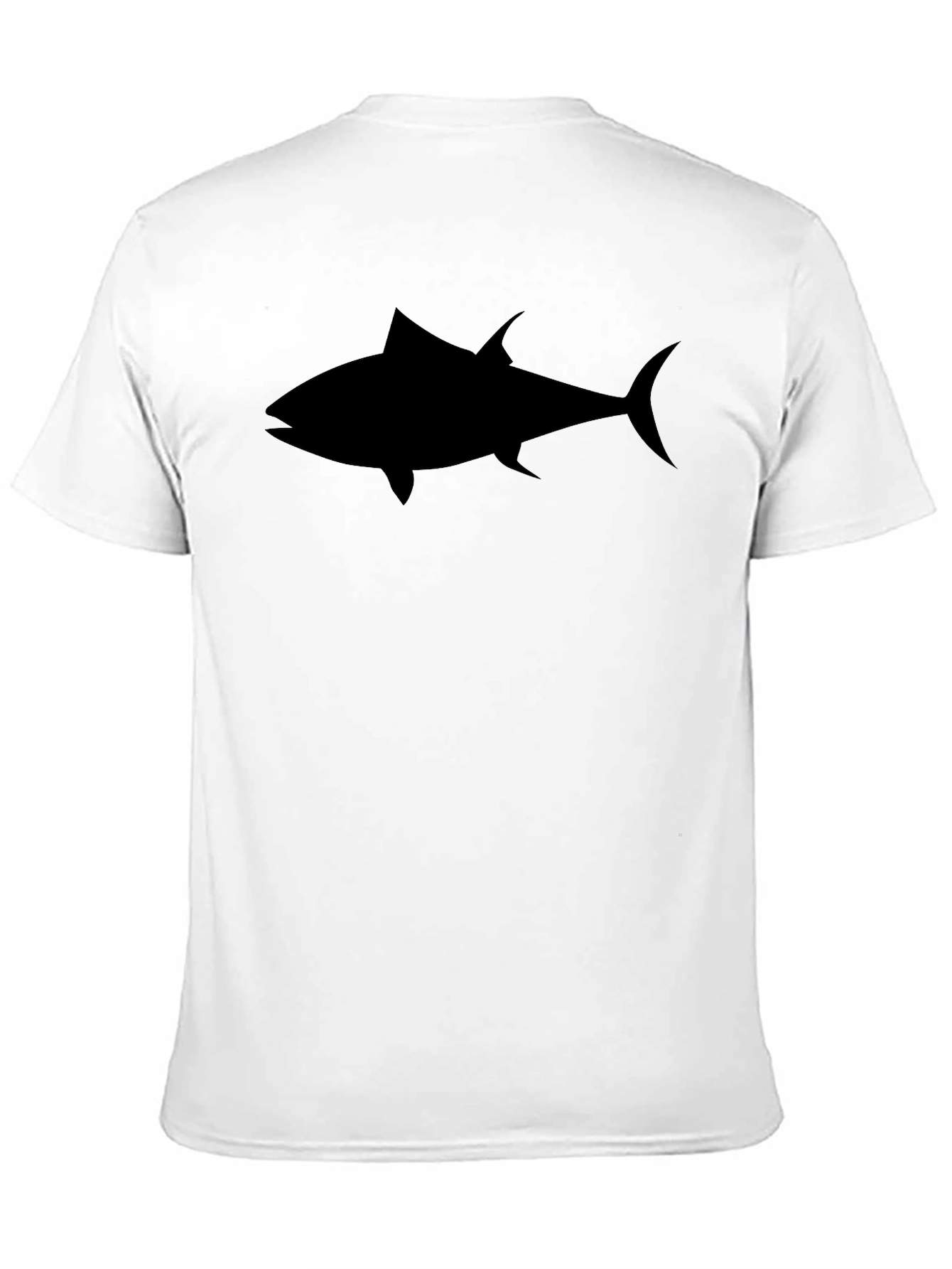 Black Men's Black Tuna Graphic Tee - Casual Style view 11