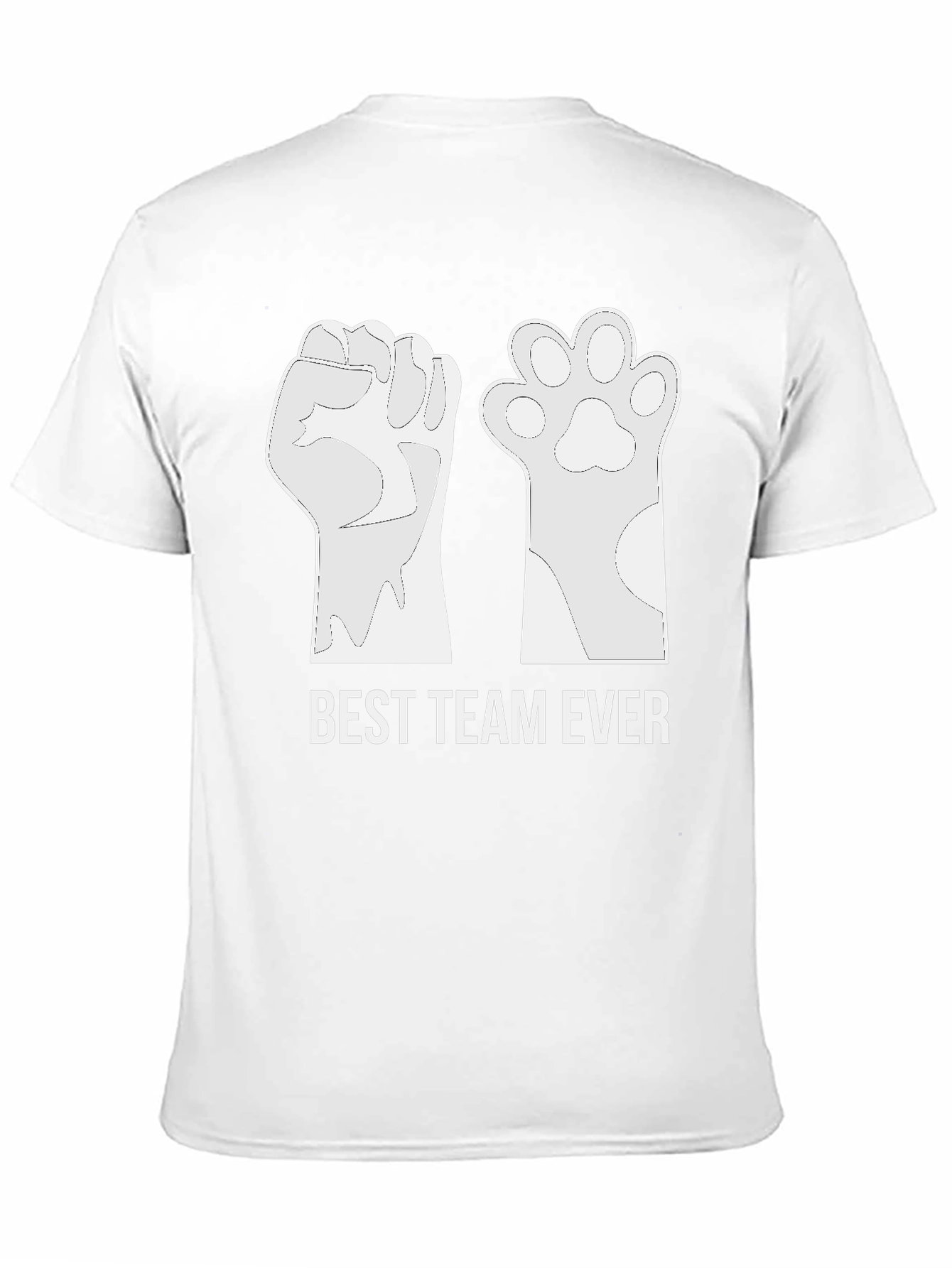 Black Best Team Ever Graphic Tee view 11