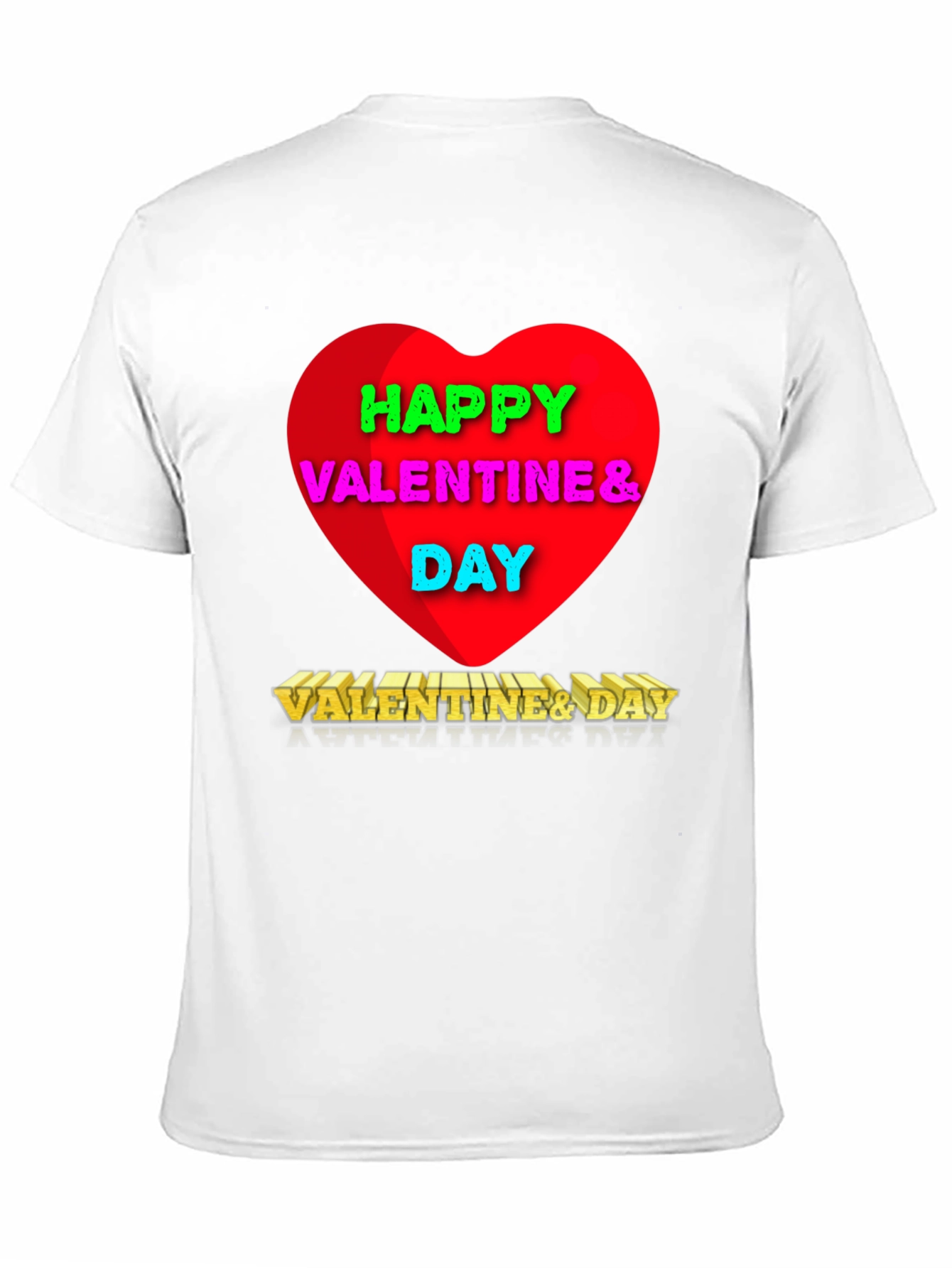 Black Happy Valentine's Day Graphic T-Shirt view 11