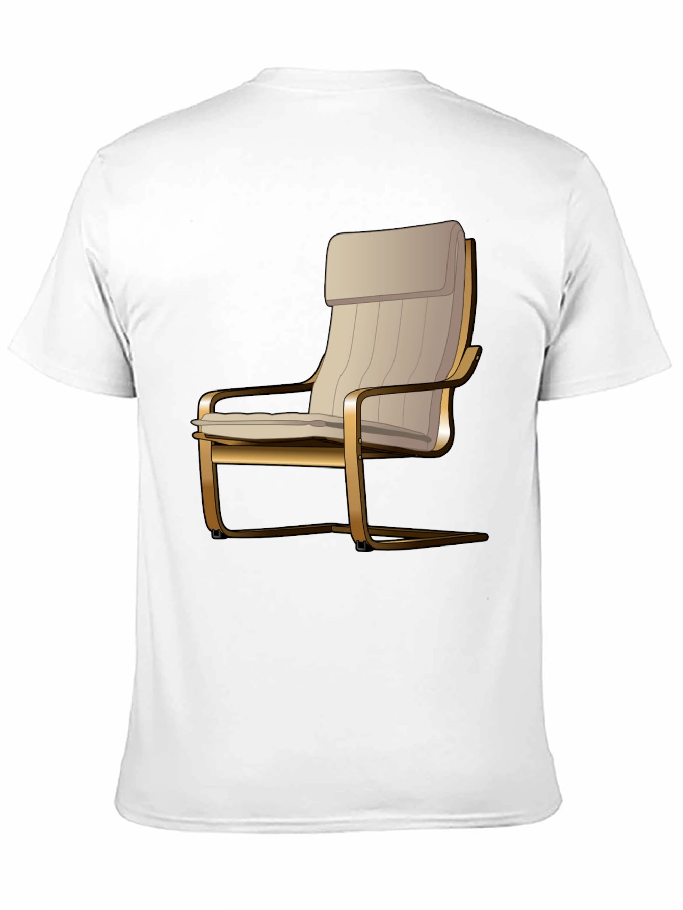 Black Modern Chair Graphic Tee - Stylish Comfort view 11
