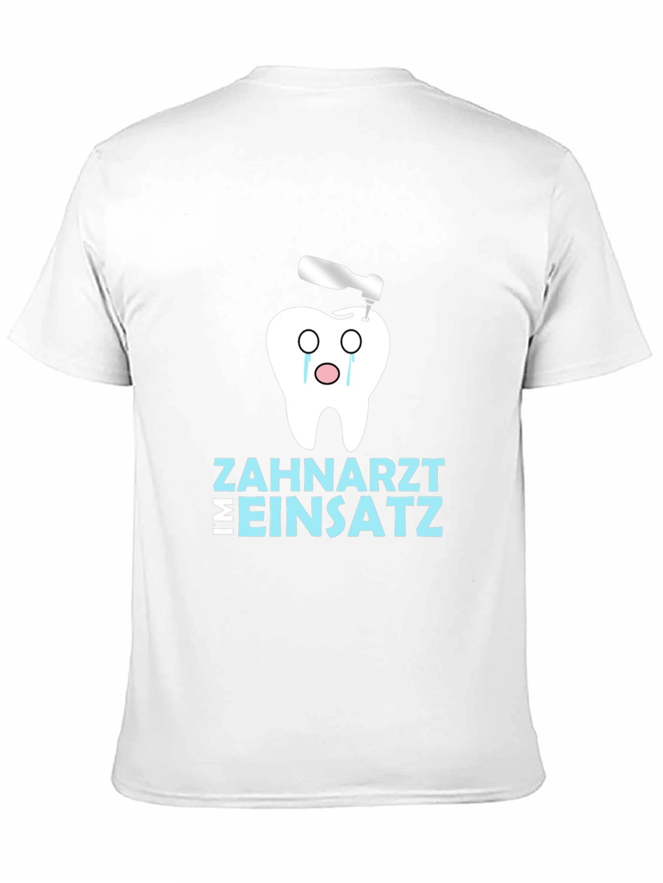 Black Zahnarzt Im Einsatz Graphic Tee - Black view 11