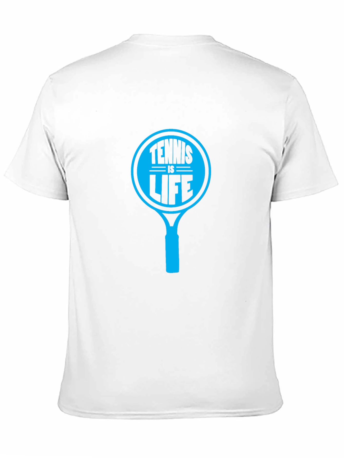 Black Tennis Is Life T-Shirt, Black view 11