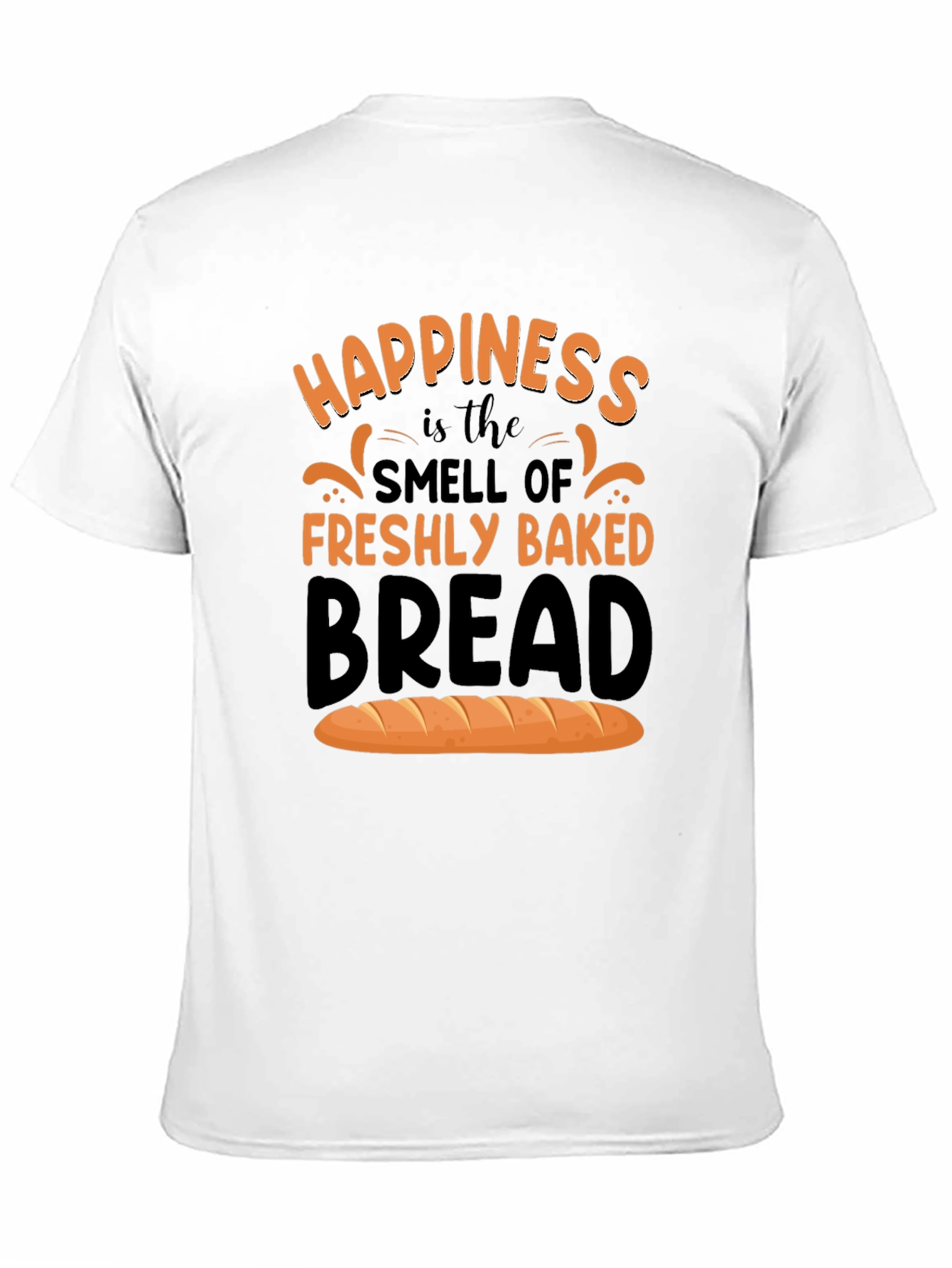 Black Happiness is Freshly Baked Bread T-Shirt view 11