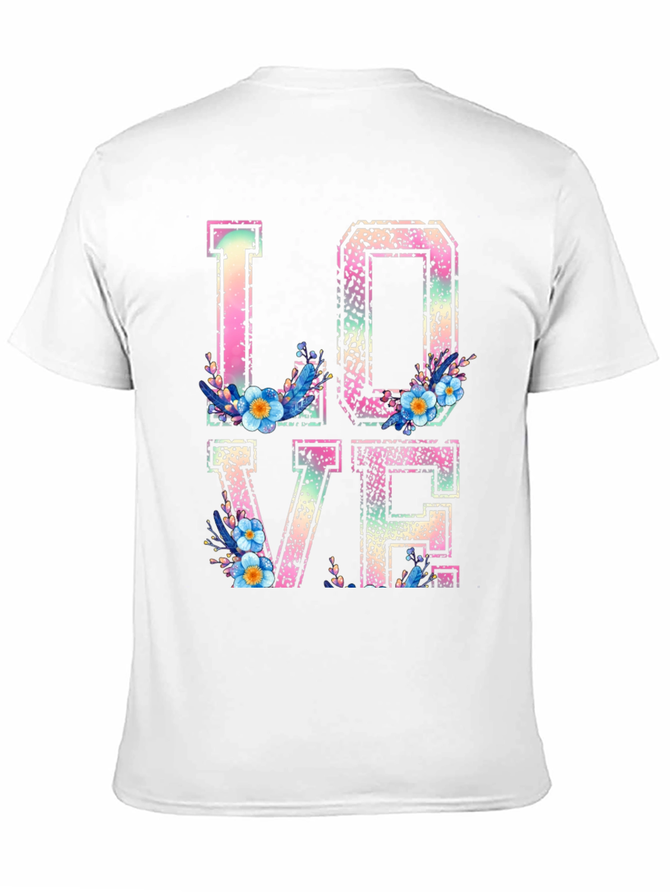 Black Floral LOVE Graphic T-Shirt - Trendy Casual Wear view 11