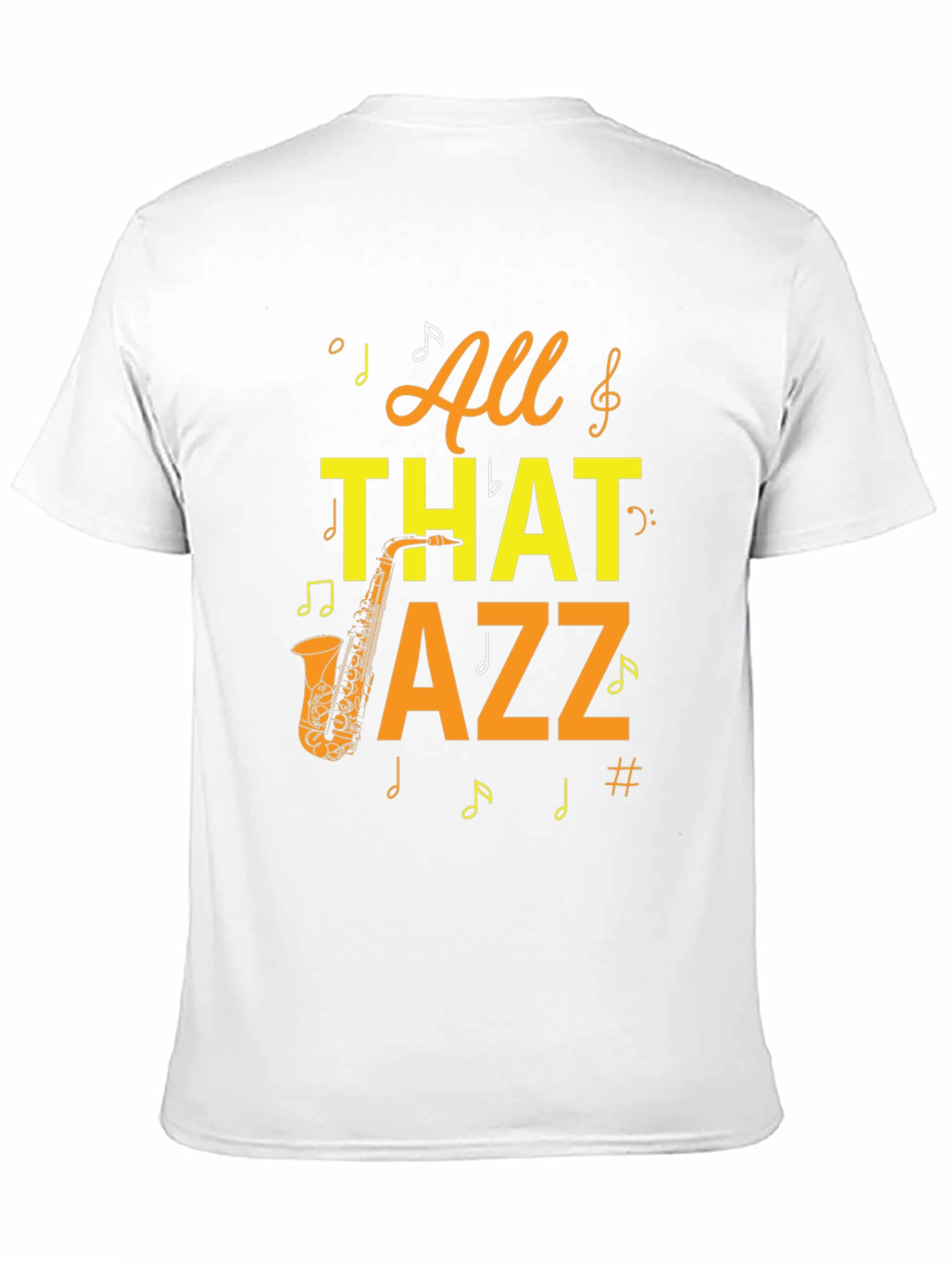 Black All That Jazz Graphic Tee - Music Lover T-Shirt view 11