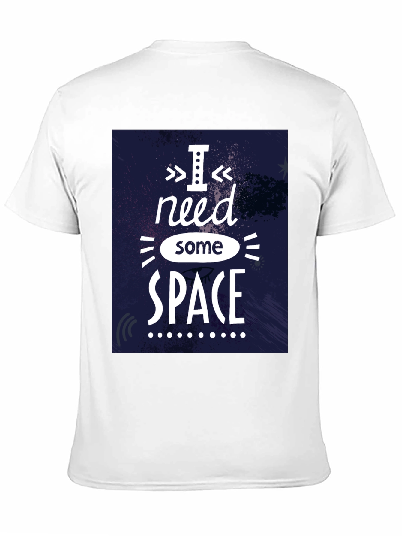 Black I Need Some Space Graphic T-Shirt - Black view 11