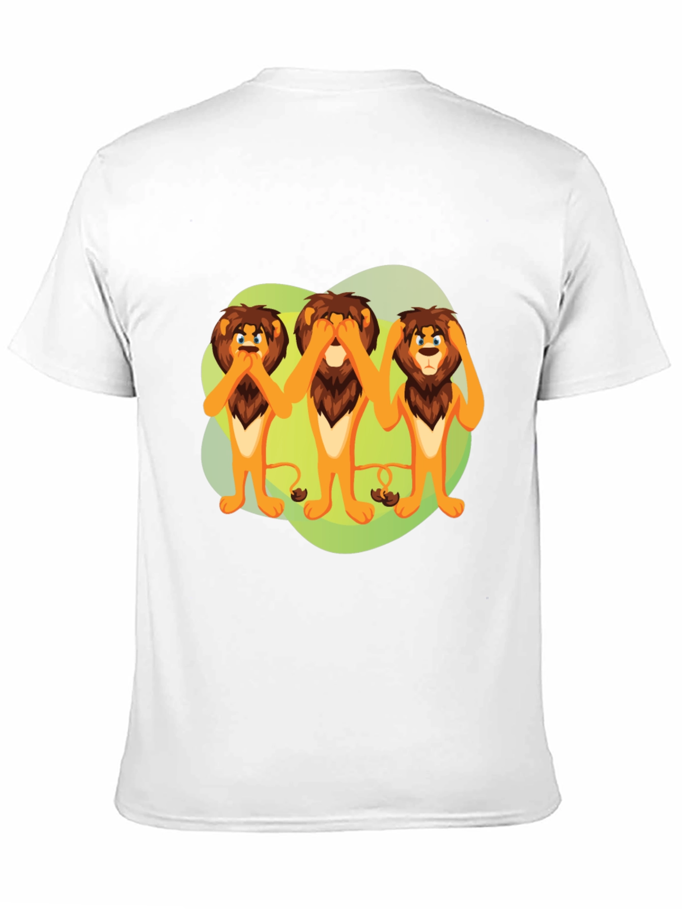 Black Hear, See, Speak No Evil Lions Graphic Tee view 11