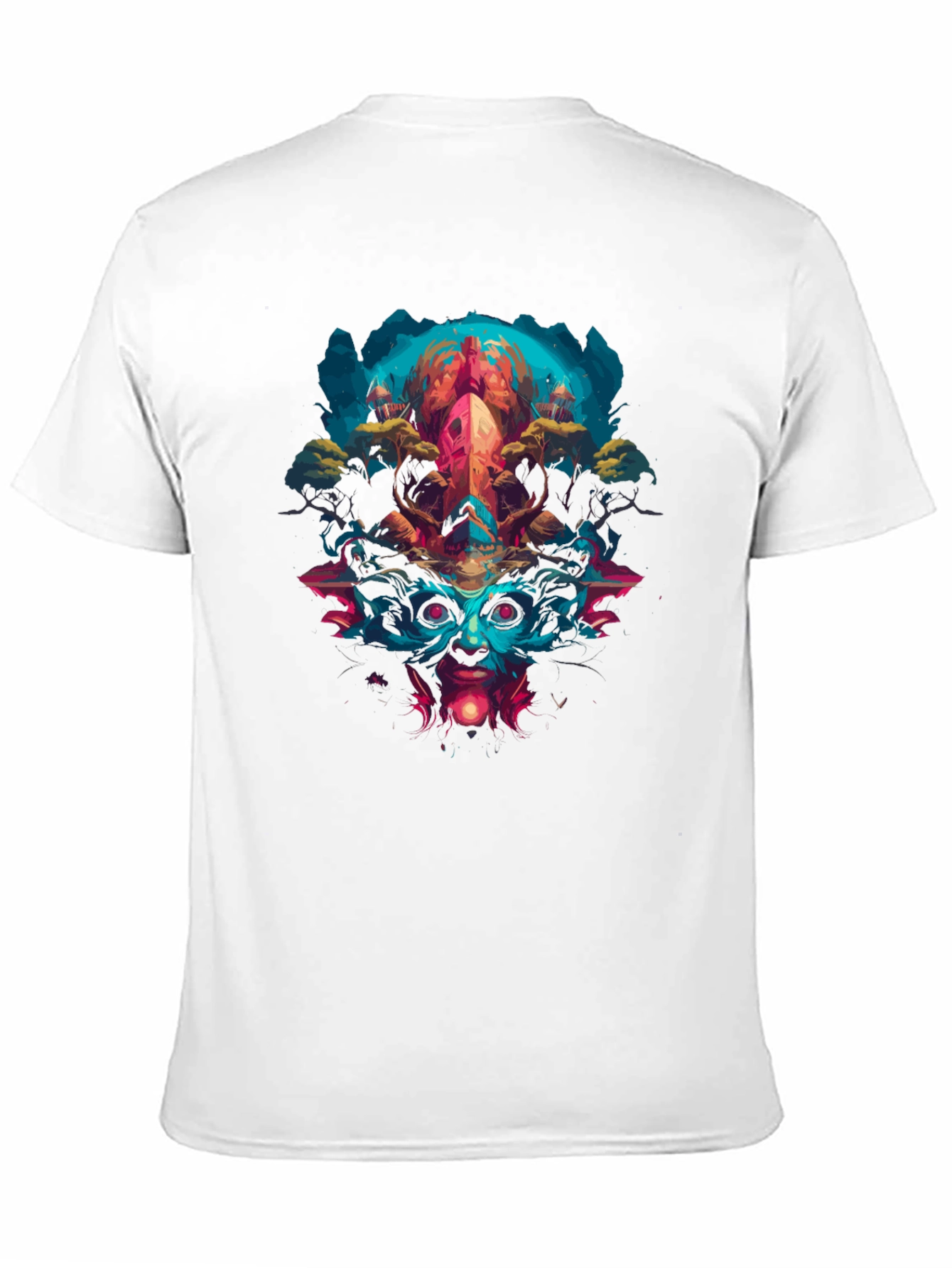 Black Mystic Creature Graphic Tee - Unique Design view 11