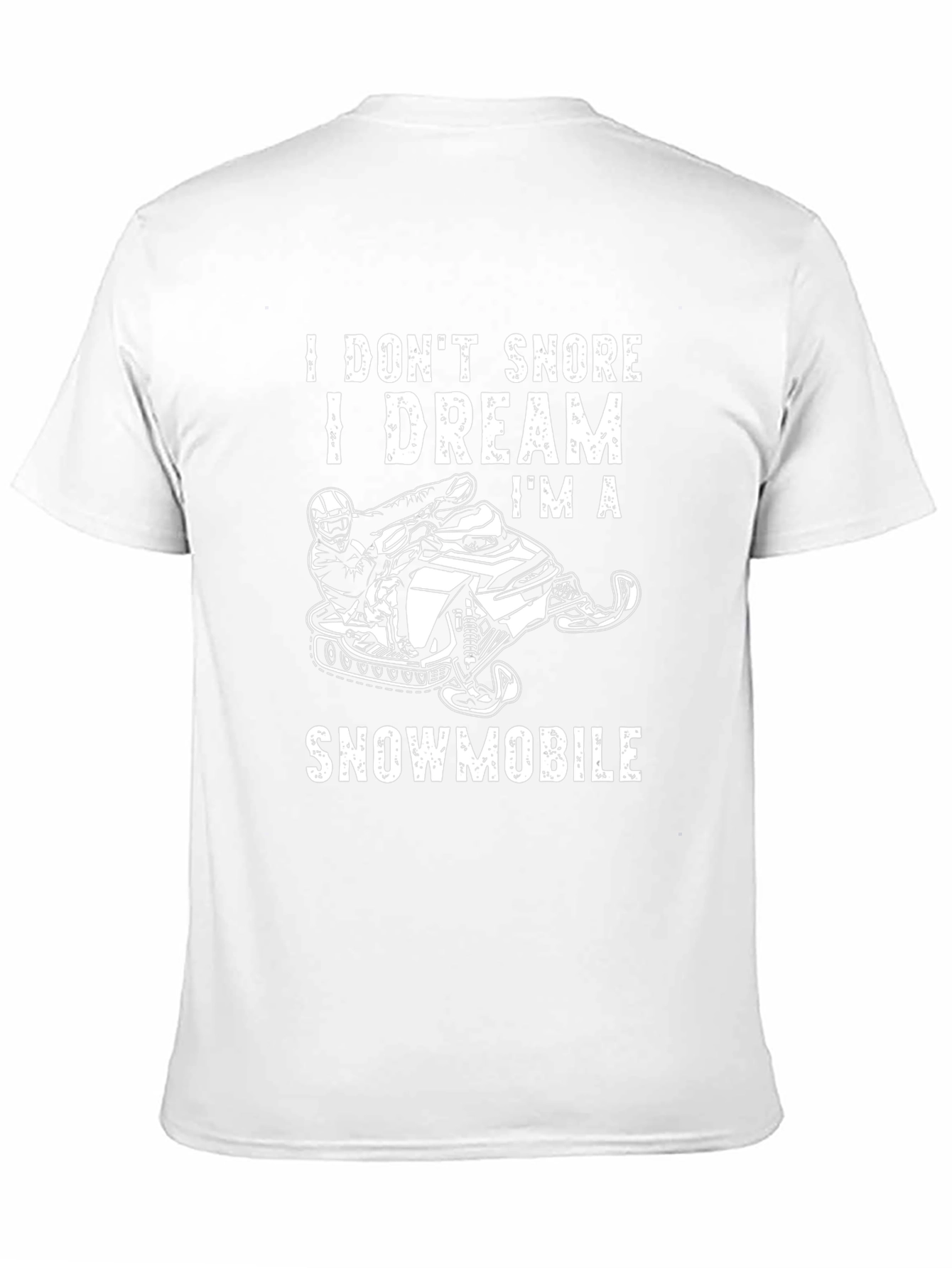 Black Snowmobile Dream T-Shirt view 11