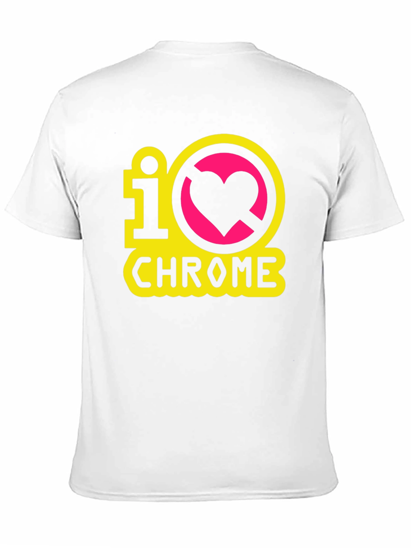 Black I Heart Chrome Black T-Shirt view 11