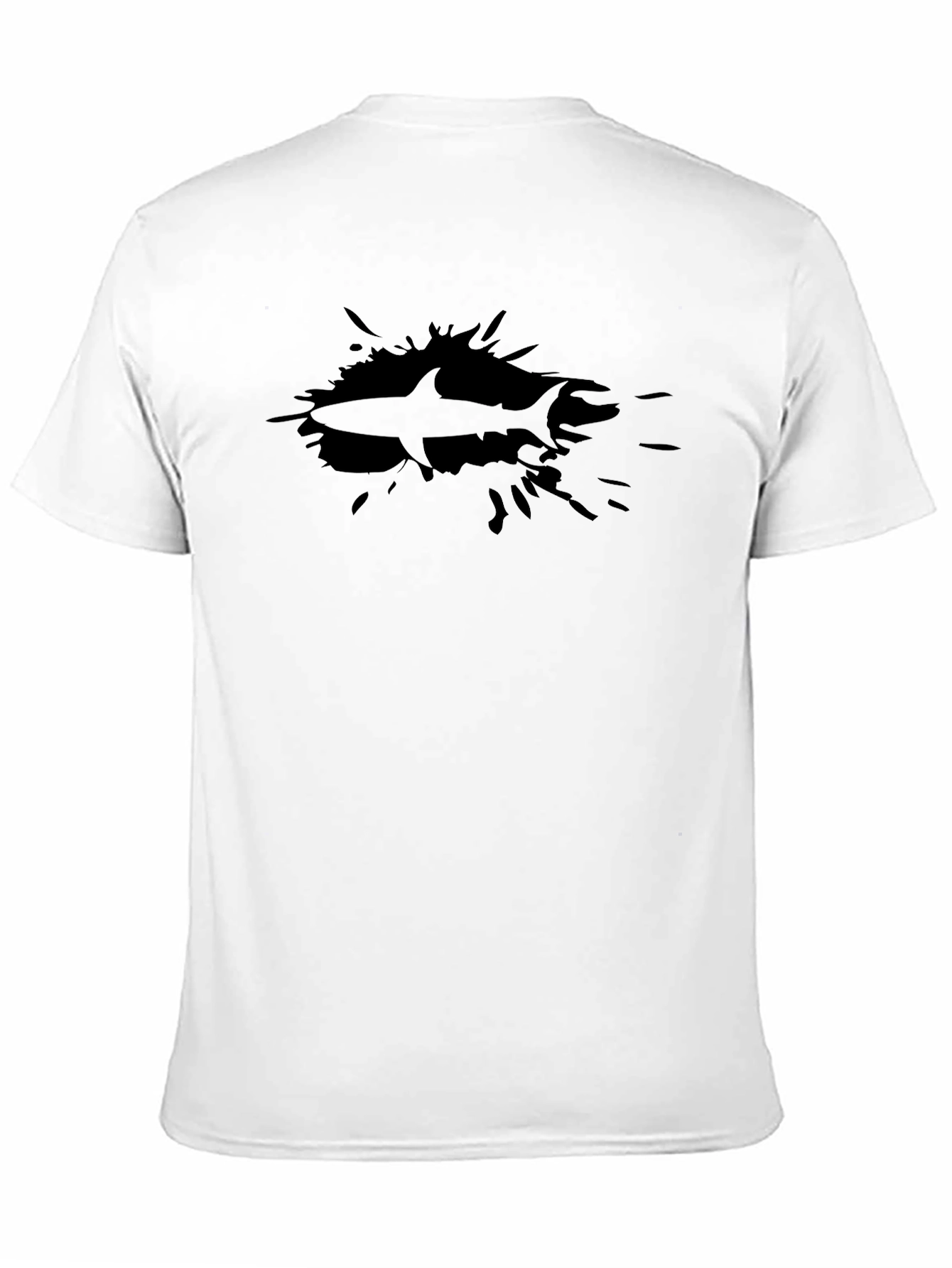 Black Shark Splash T-Shirt - Black view 11