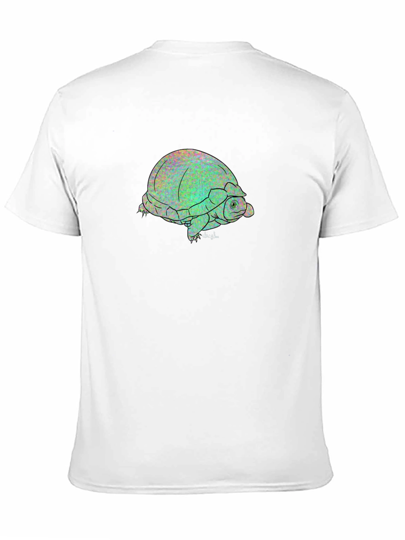 Black Turtle Graphic Tee - Black Unisex T-Shirt view 11