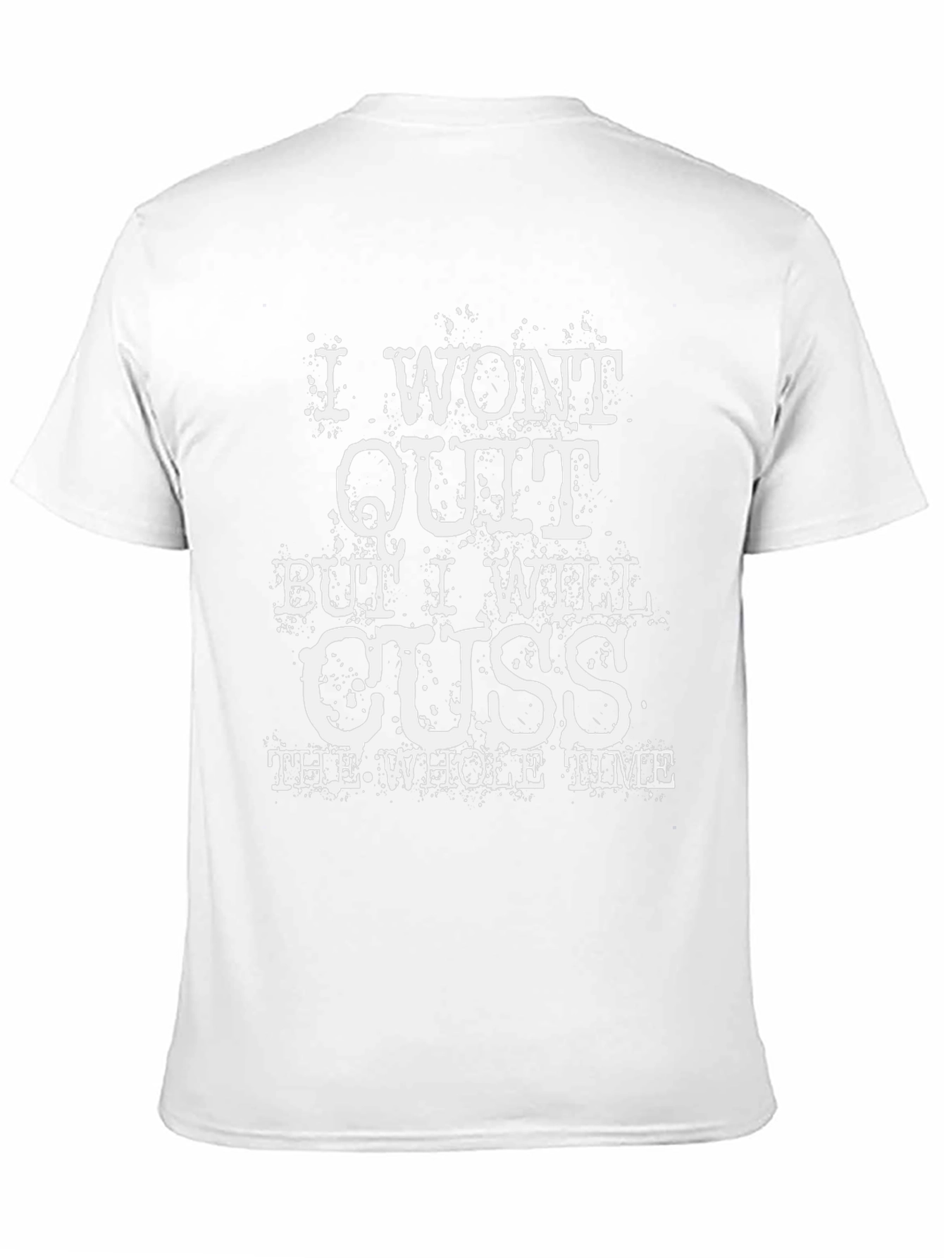 Black I Won't Quit Cussing Graphic Tee view 11