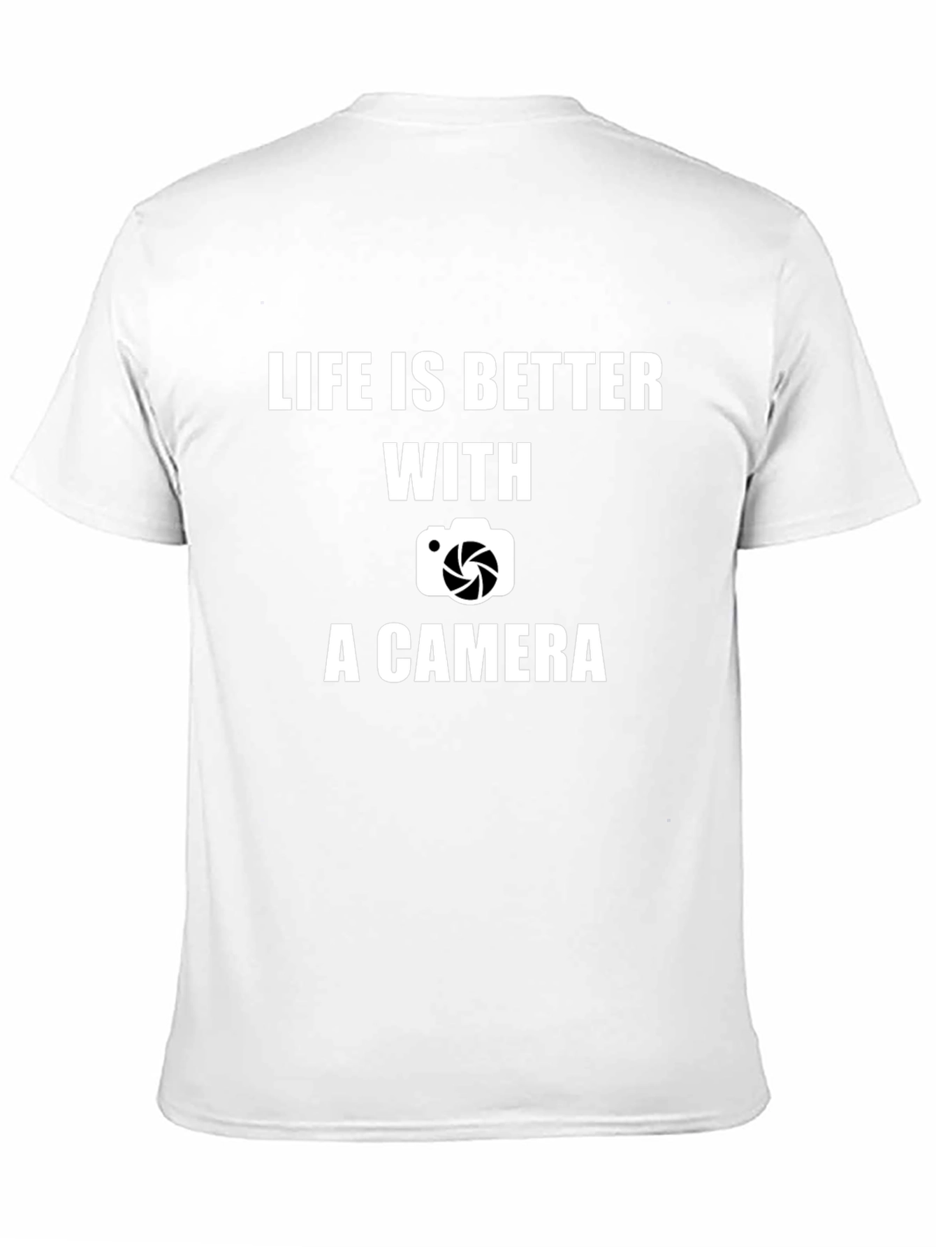 Black Life is Better with a Camera Graphic T-Shirt view 11