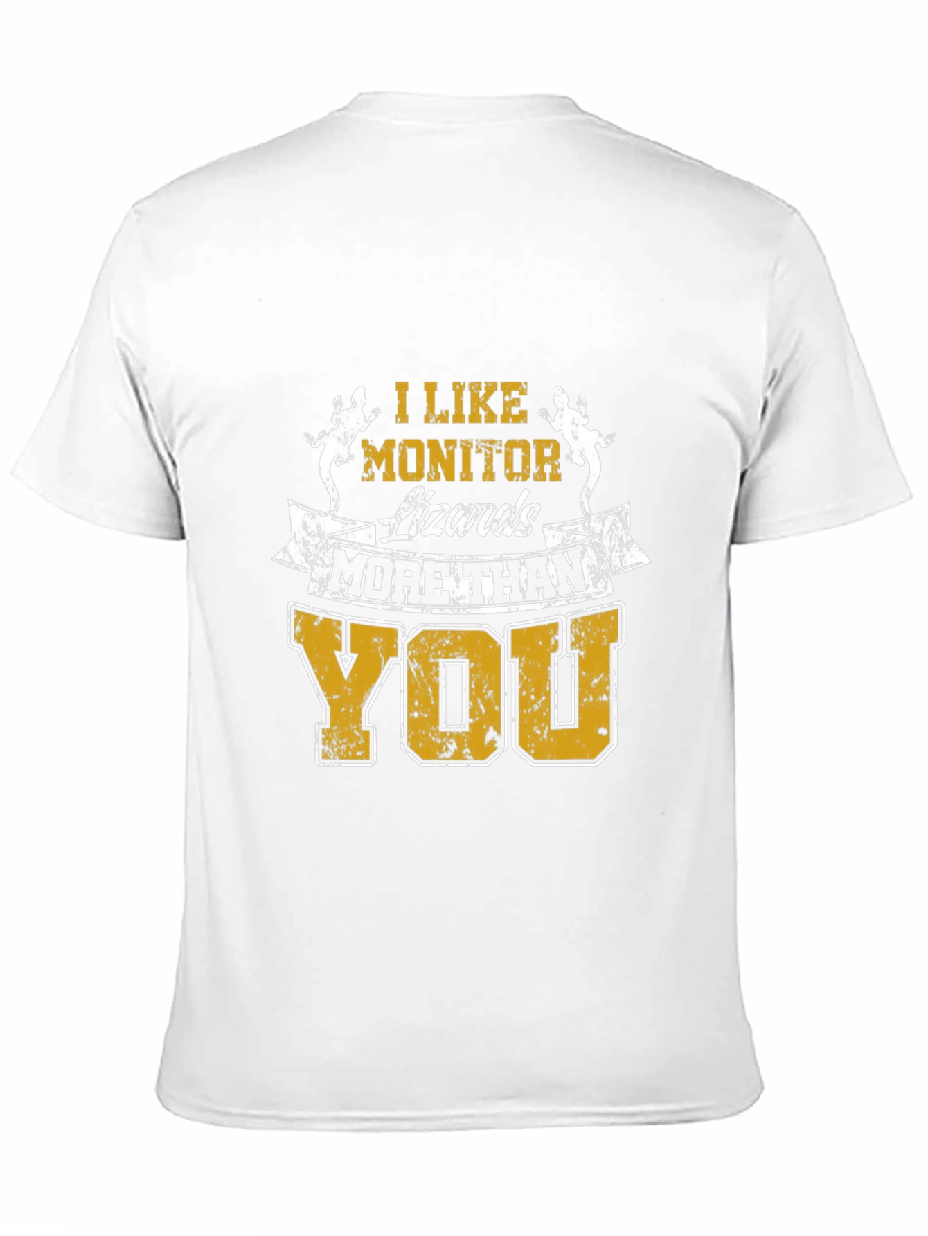 Black I Like Monitor Lizards More Than You T-Shirt view 11