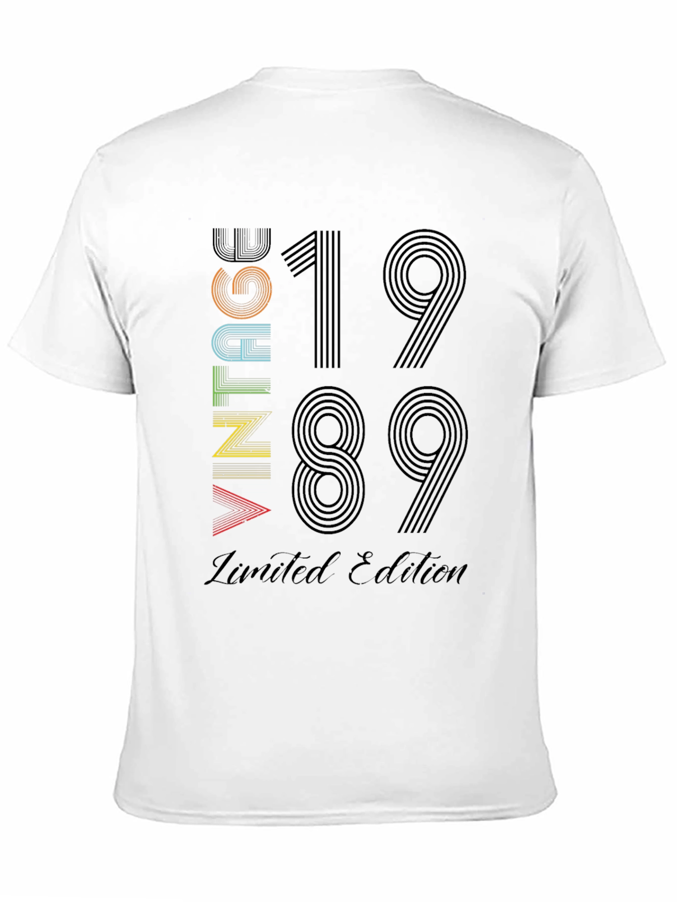 Black Vintage 1989 Limited Edition Graphic T-Shirt view 11