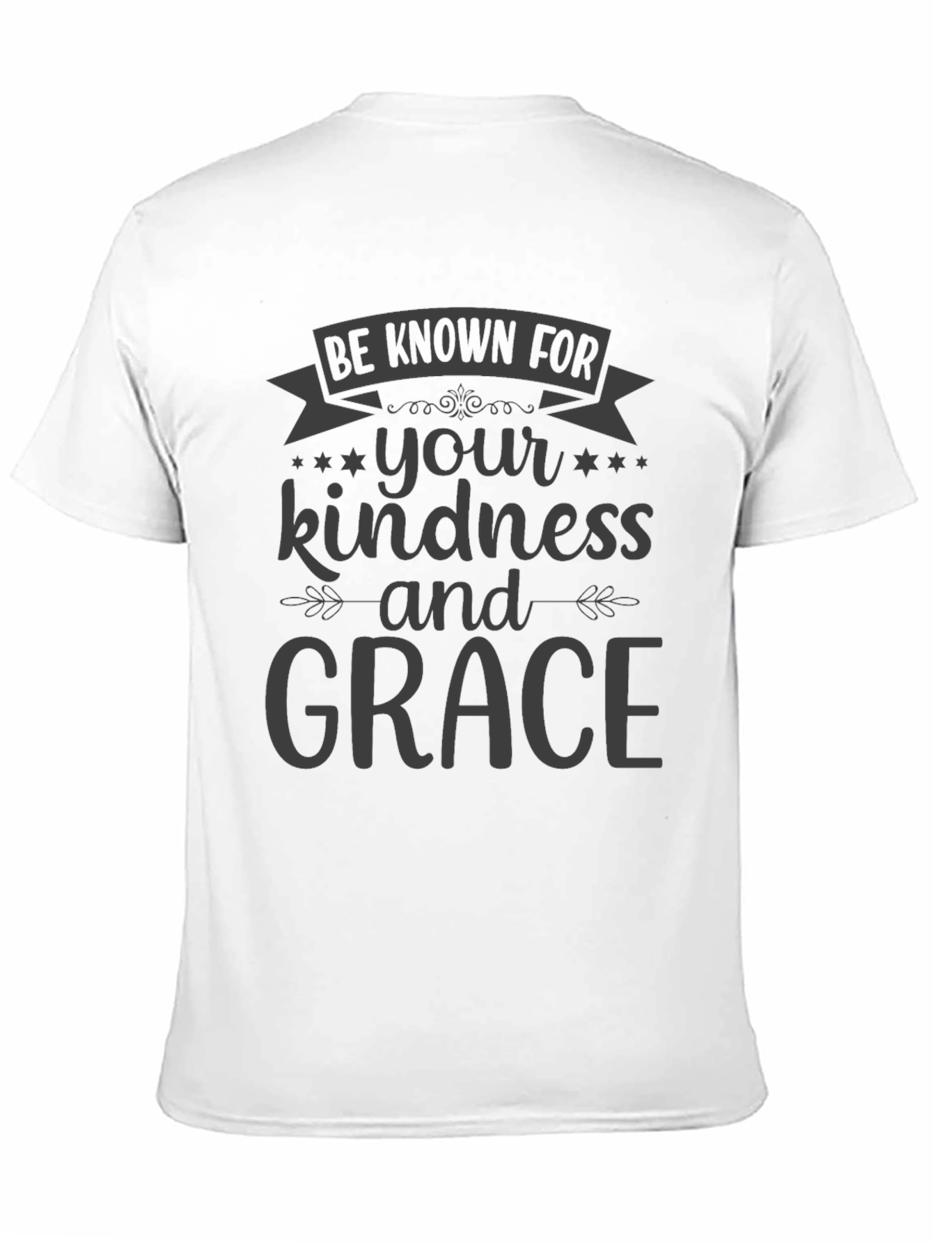 Black Kindness and Grace Graphic T-Shirt view 11