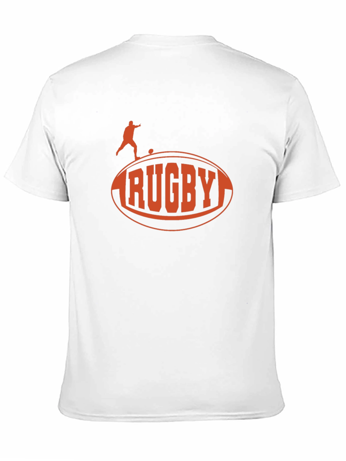 Black Rugby Graphic Tee - Black Cotton T-Shirt view 11