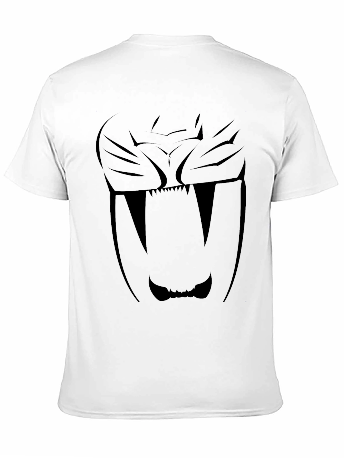Black Black Sabertooth Tiger Graphic T-Shirt view 11