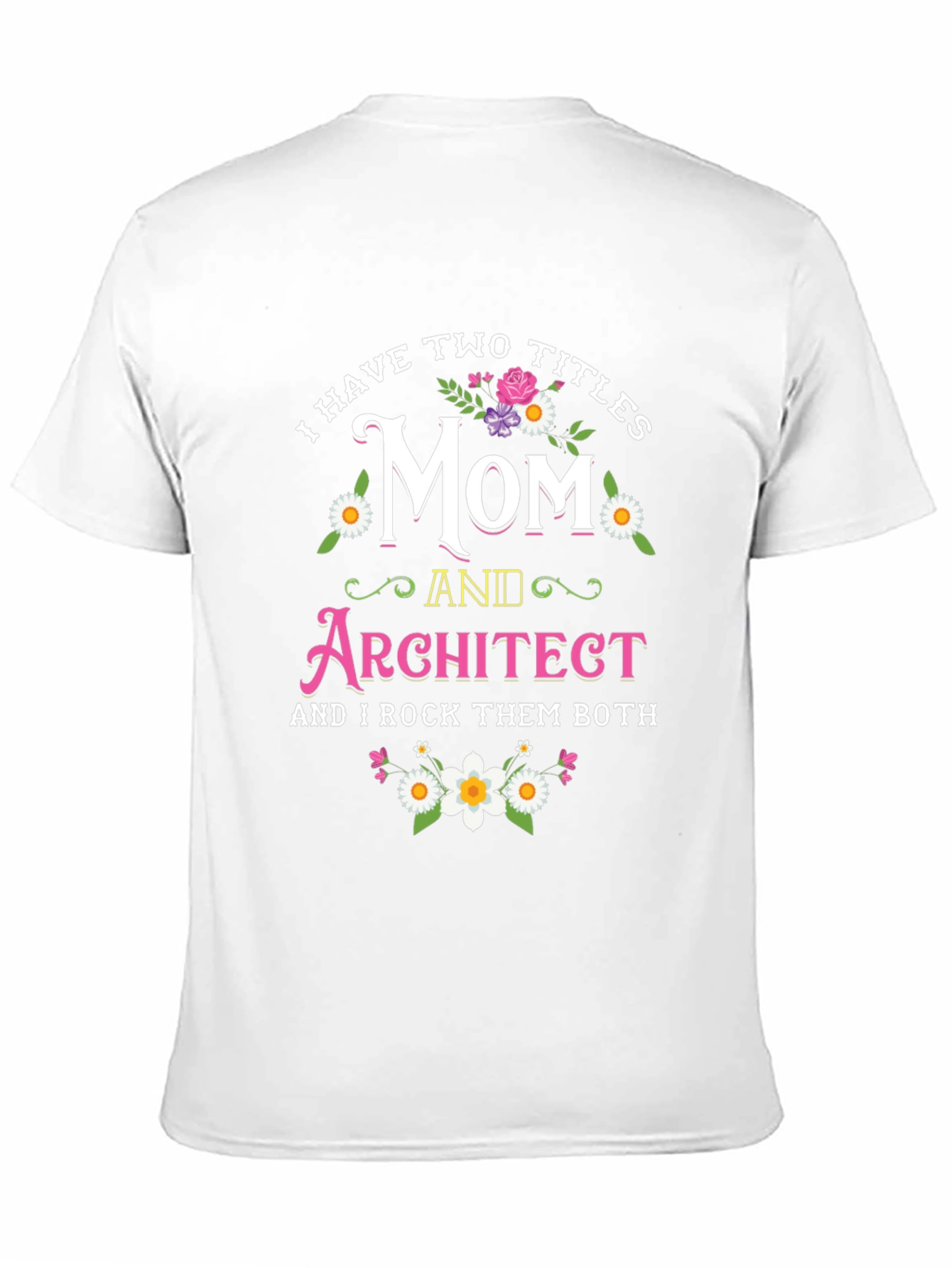 Black Mom and Architect T-Shirt: I Rock Them Both! view 11