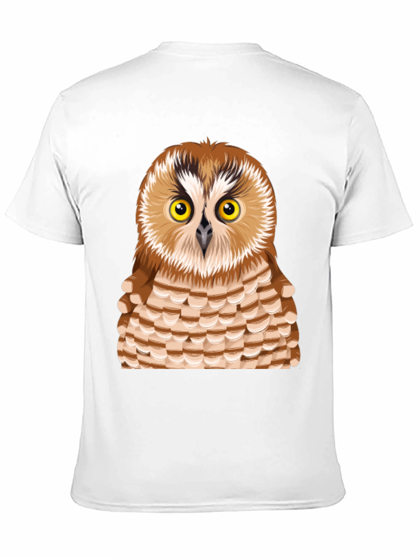 Black Owl Graphic Tee - Mens Black T-Shirt view 11