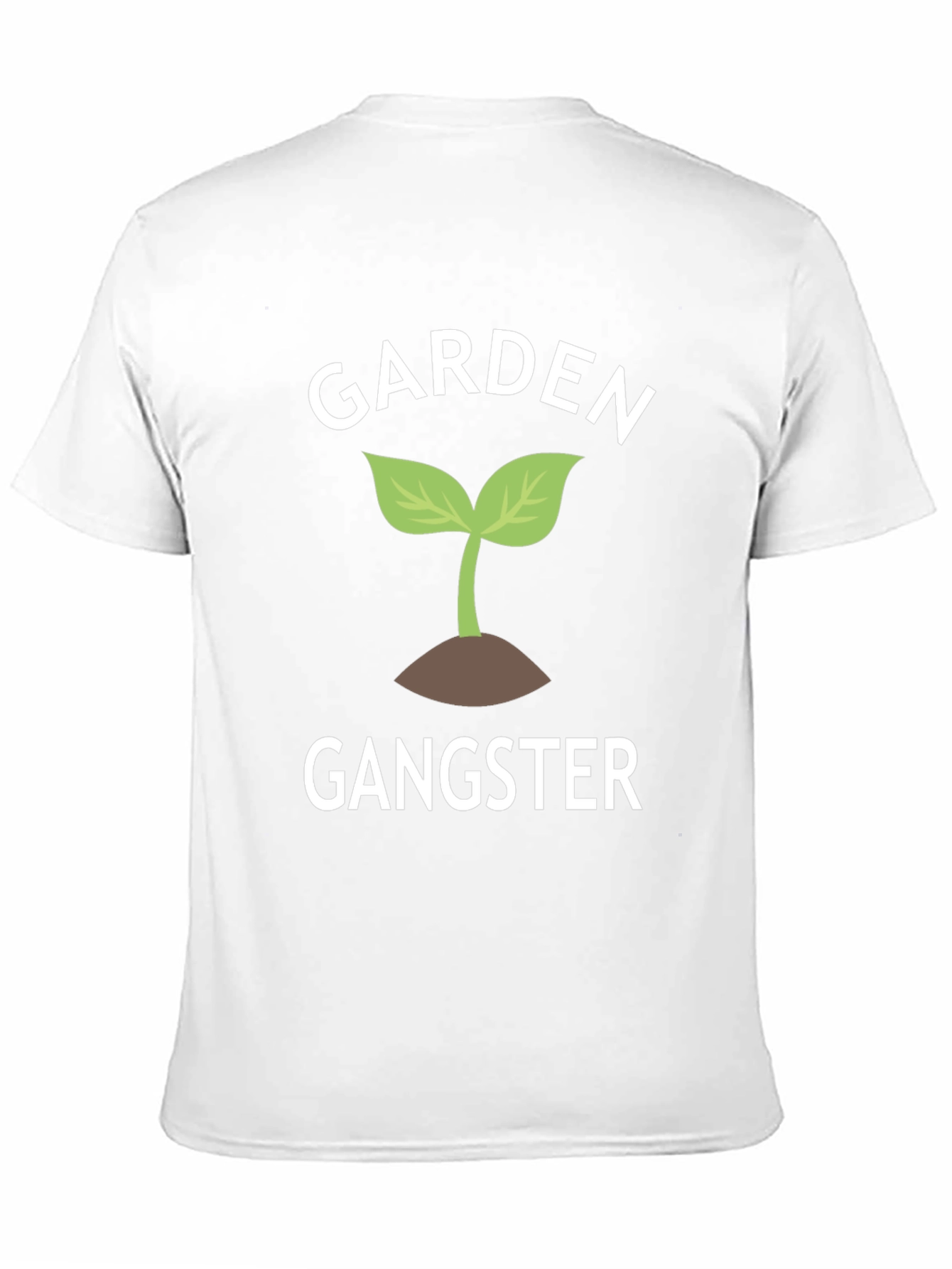 Black Garden Gangster T-Shirt: Funny Gardening Tee view 11