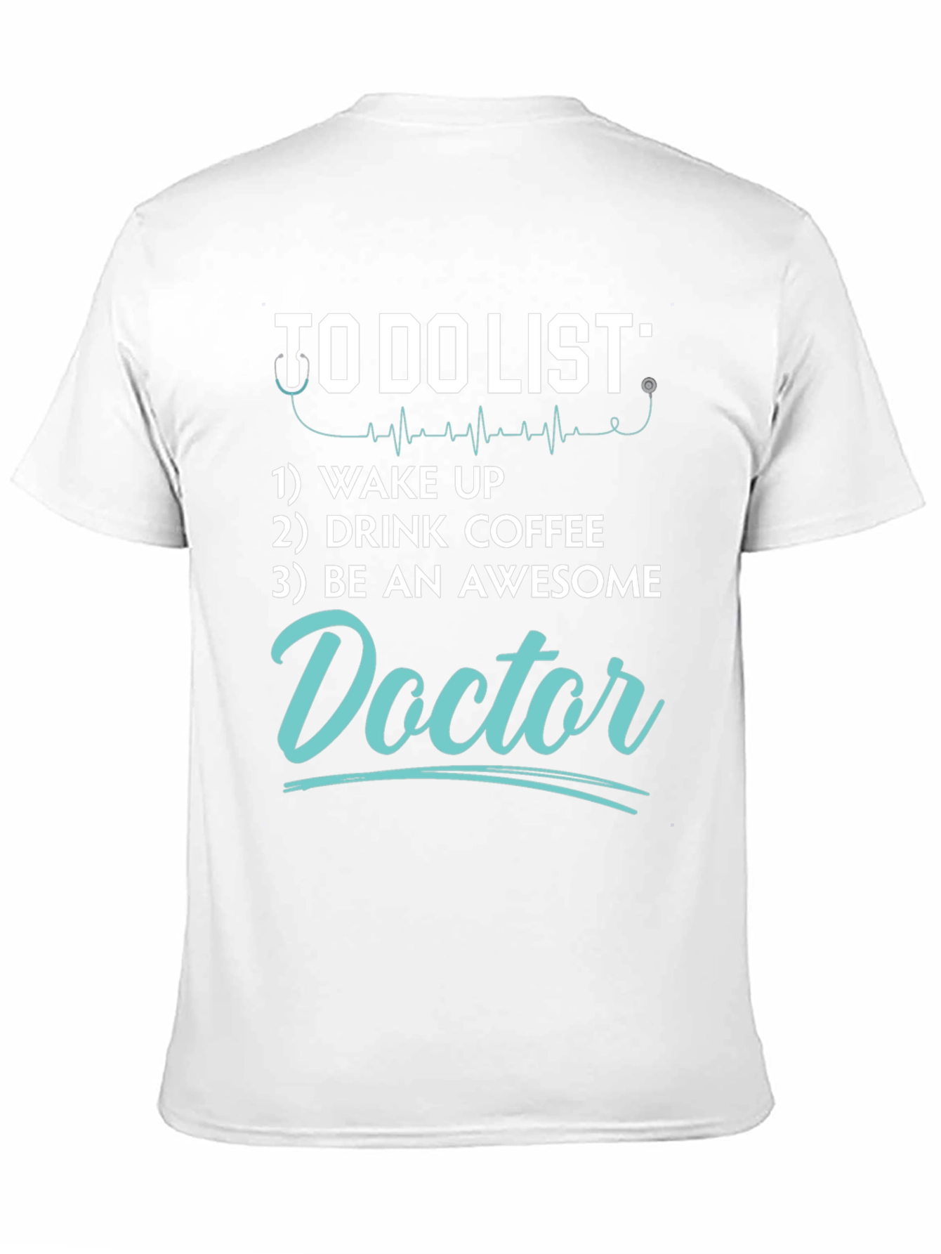 Black Doctor To-Do List Graphic Tee view 11