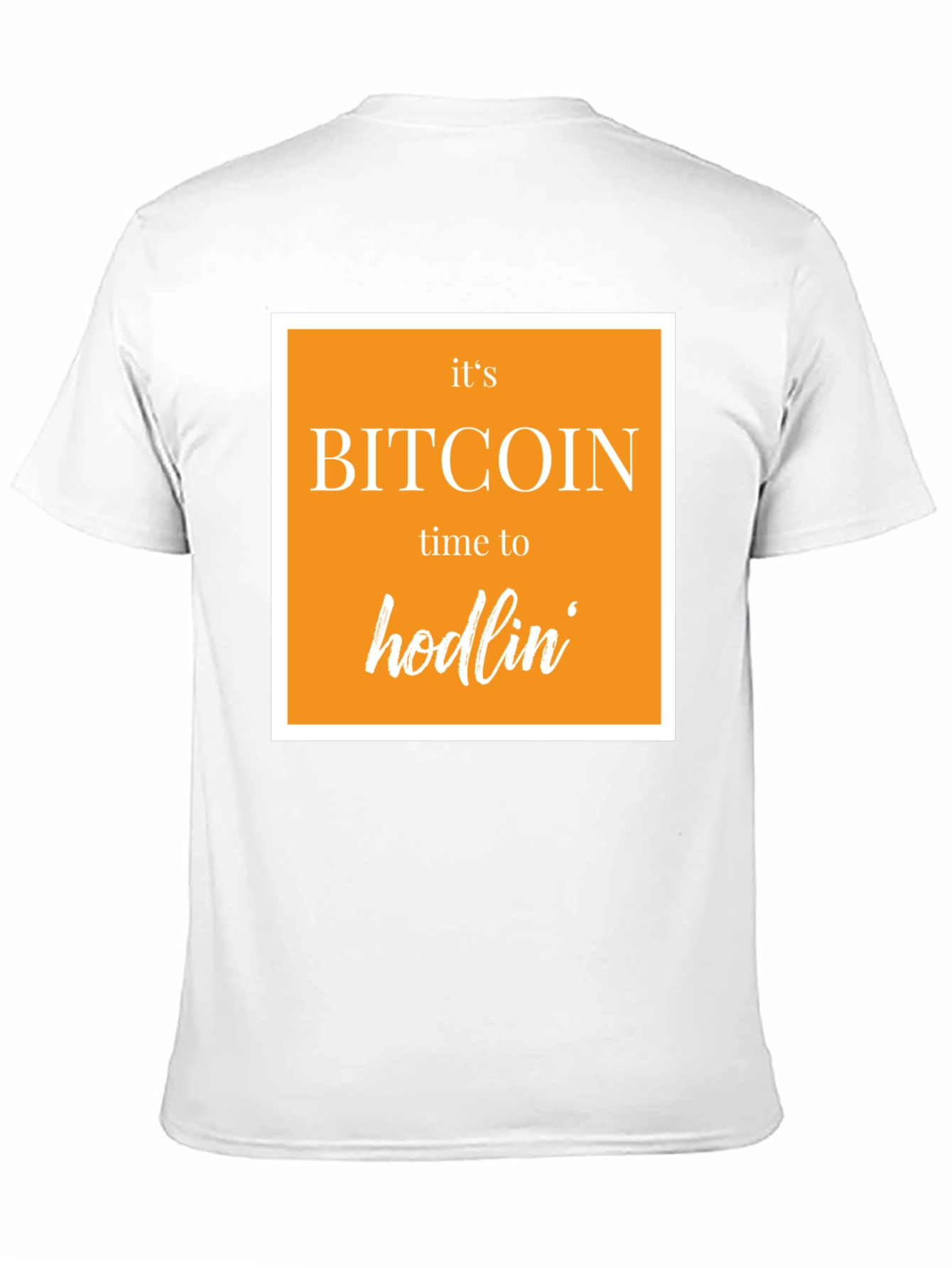 Black Bitcoin Hodlin' Black T-Shirt - Crypto Tee view 11
