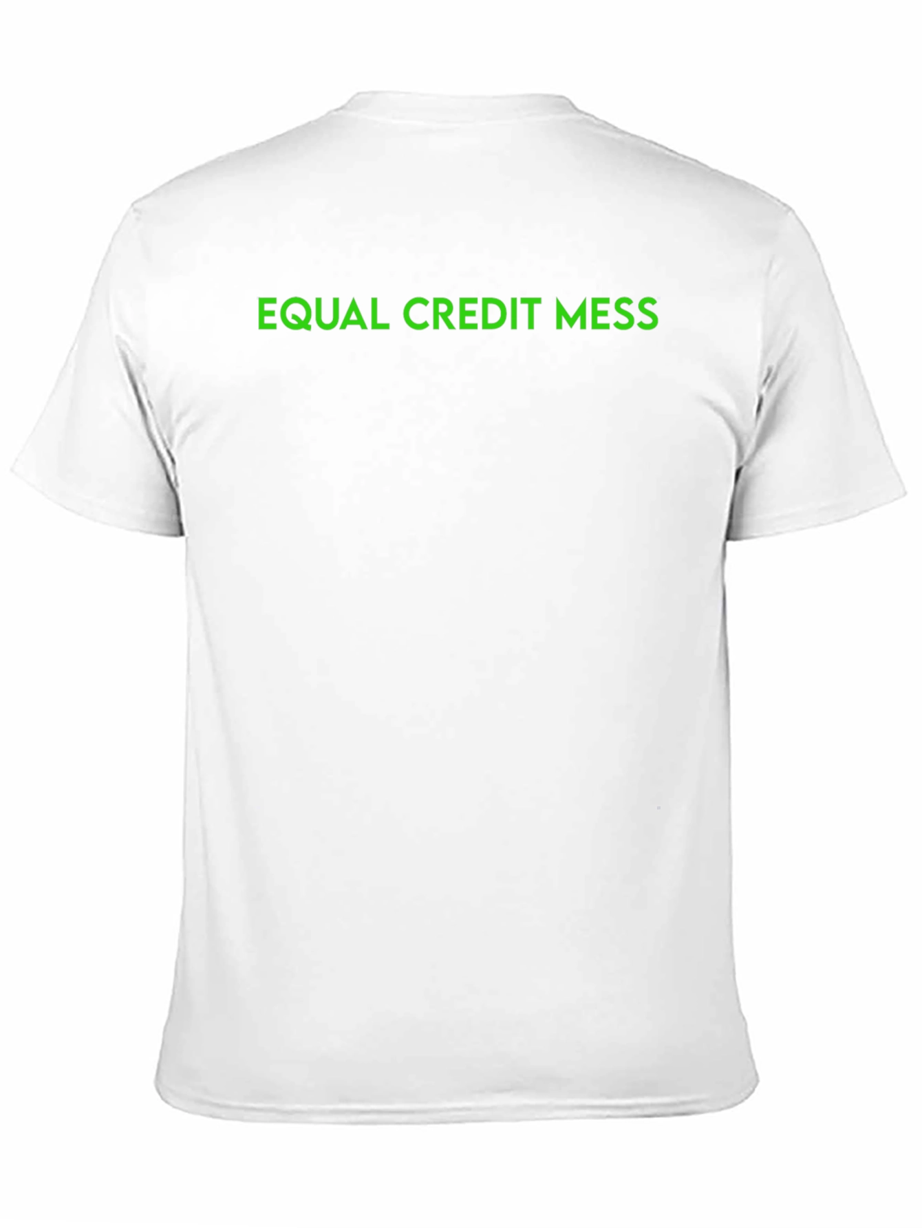 Black Equal Credit Mess T-Shirt - Black view 11