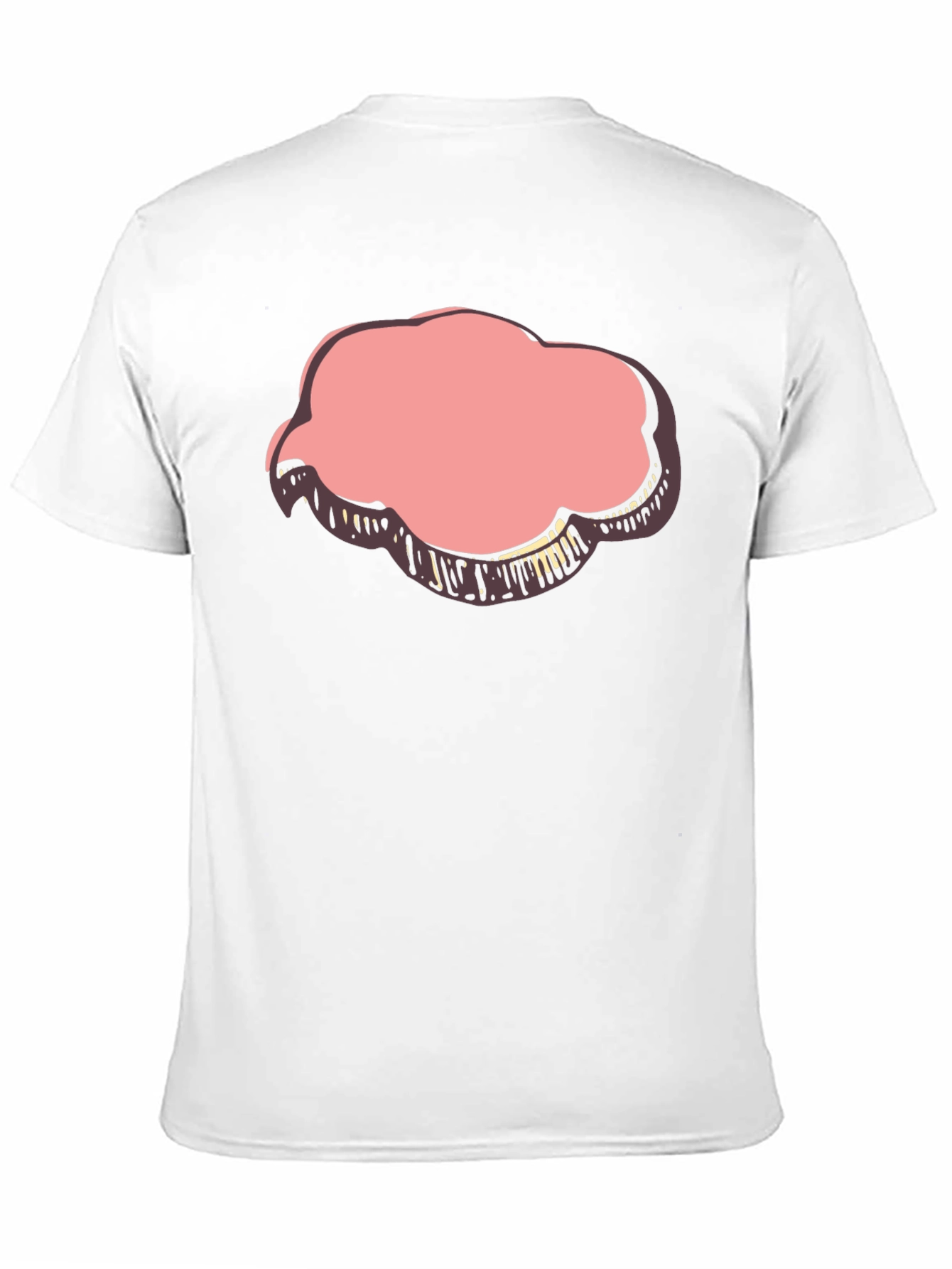 Black Cloud Graphic Print Black T-Shirt view 11