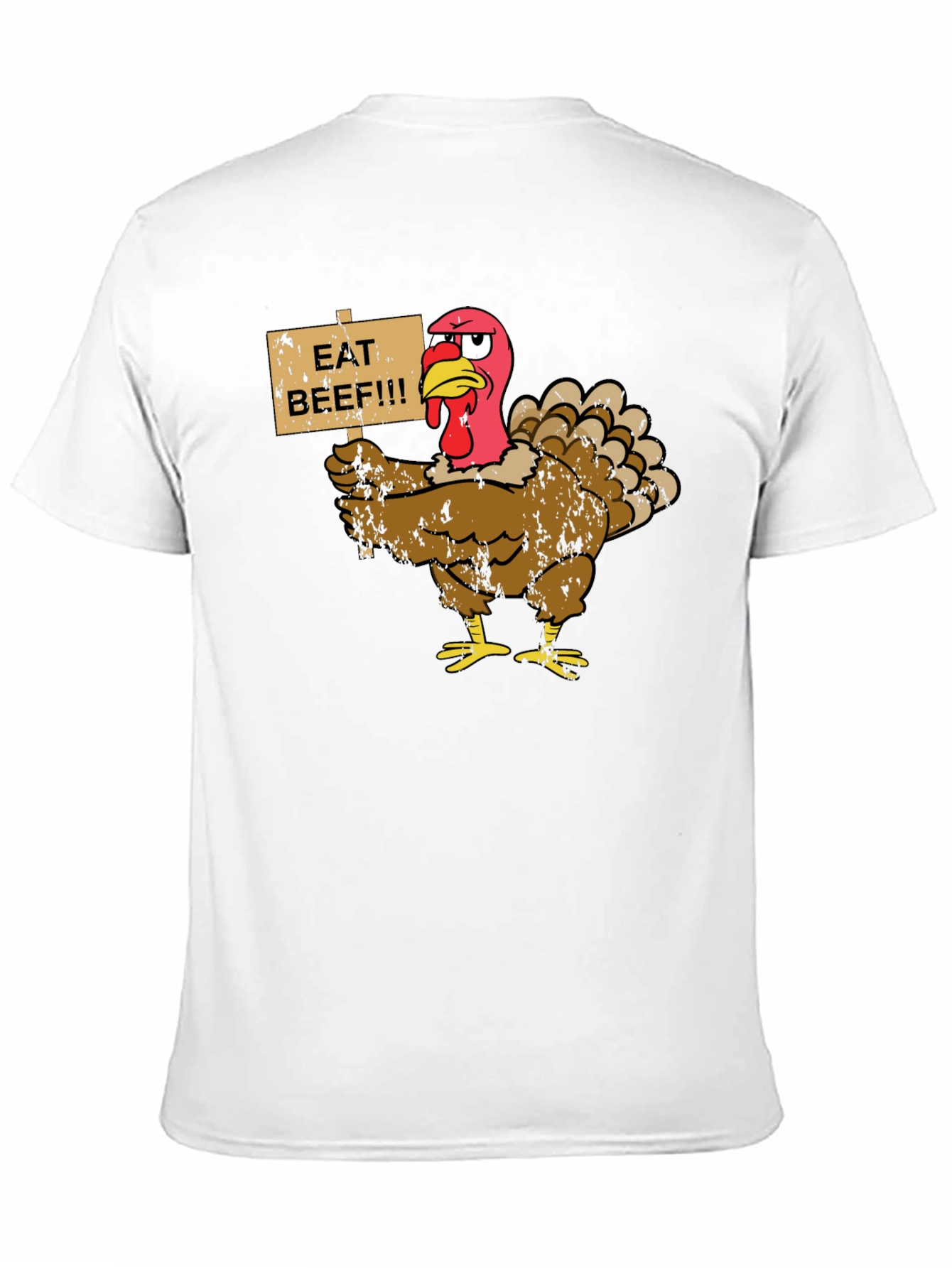 Black Eat Beef Turkey T-Shirt view 11