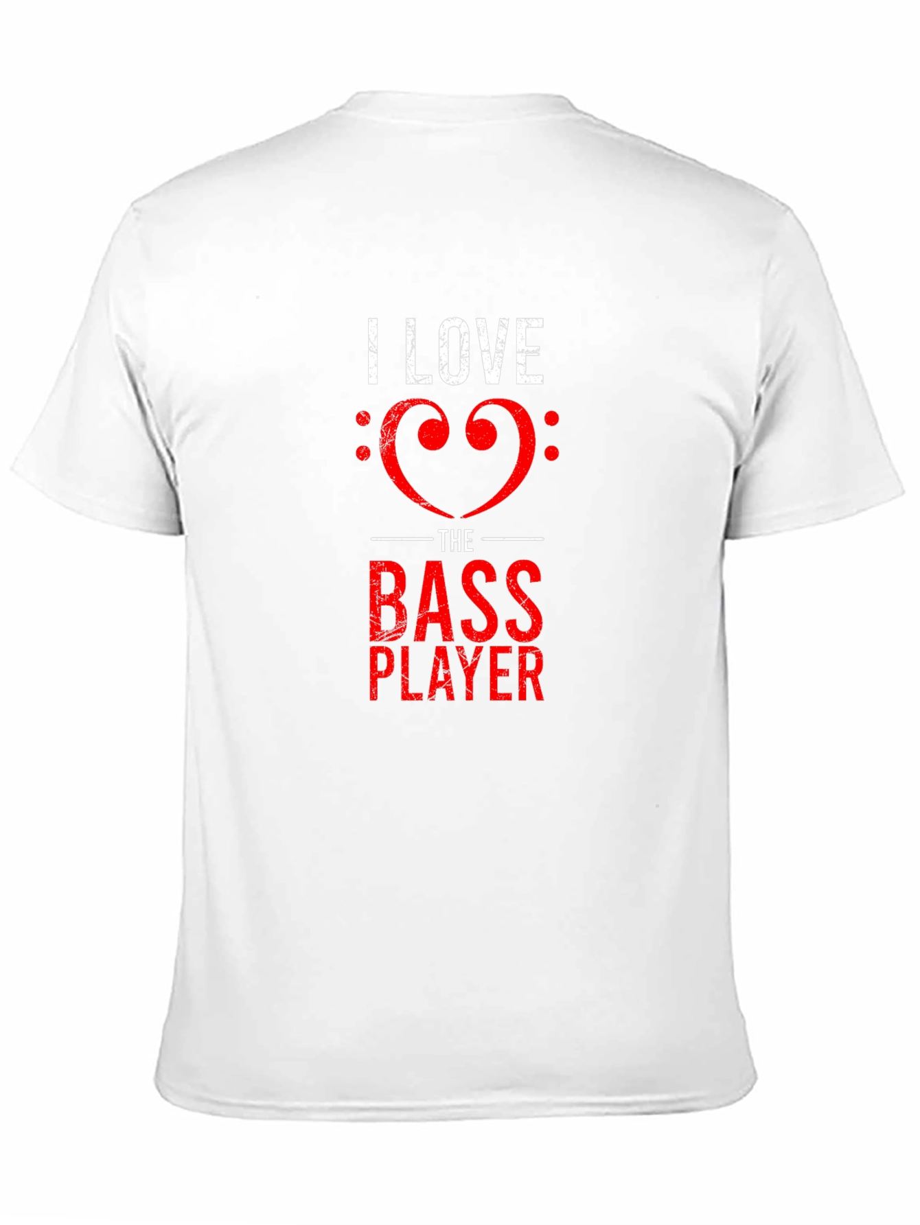 Black I Love the Bass Player T-Shirt - Music Lover Tee view 11