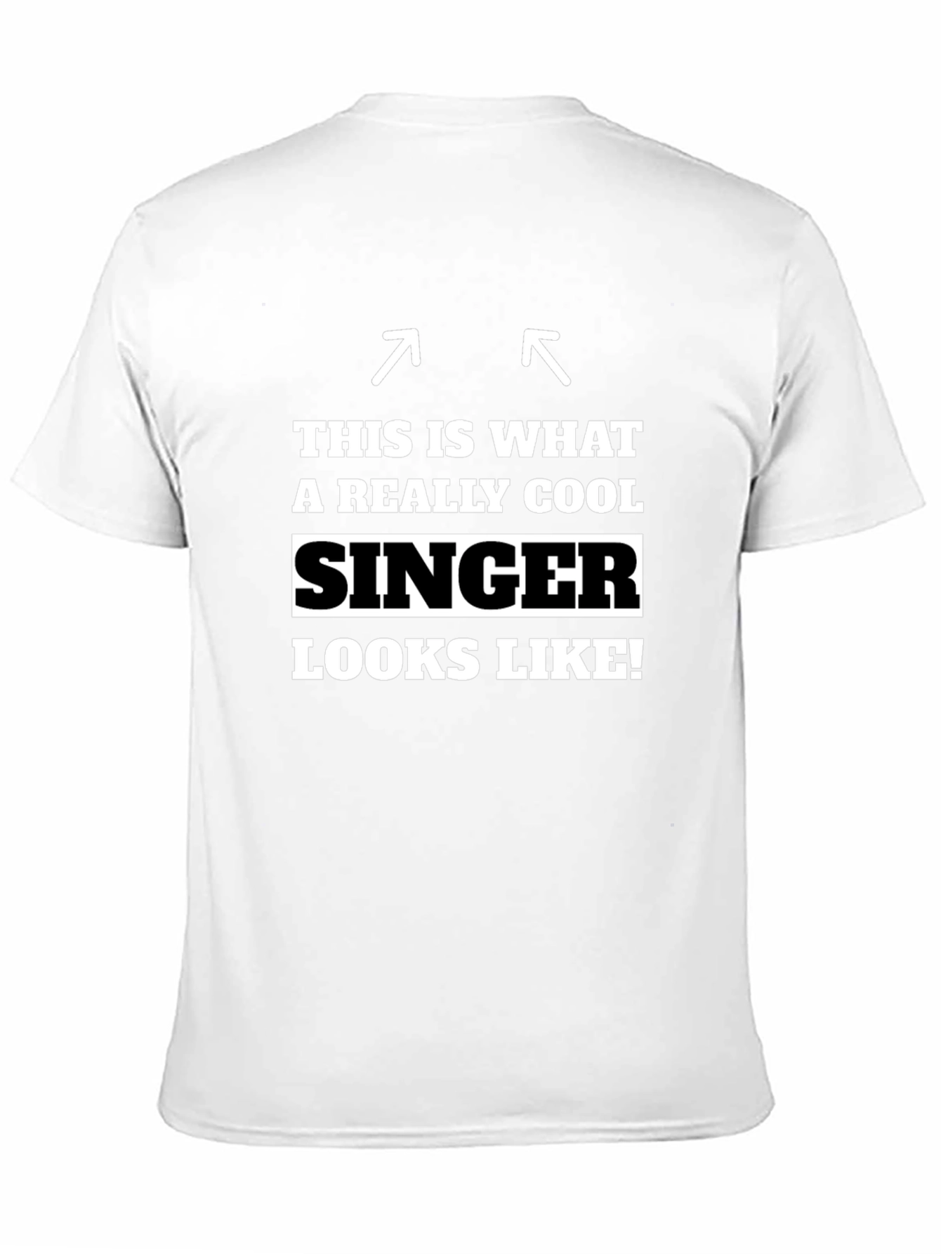 Black Cool Singer Graphic T-Shirt view 11
