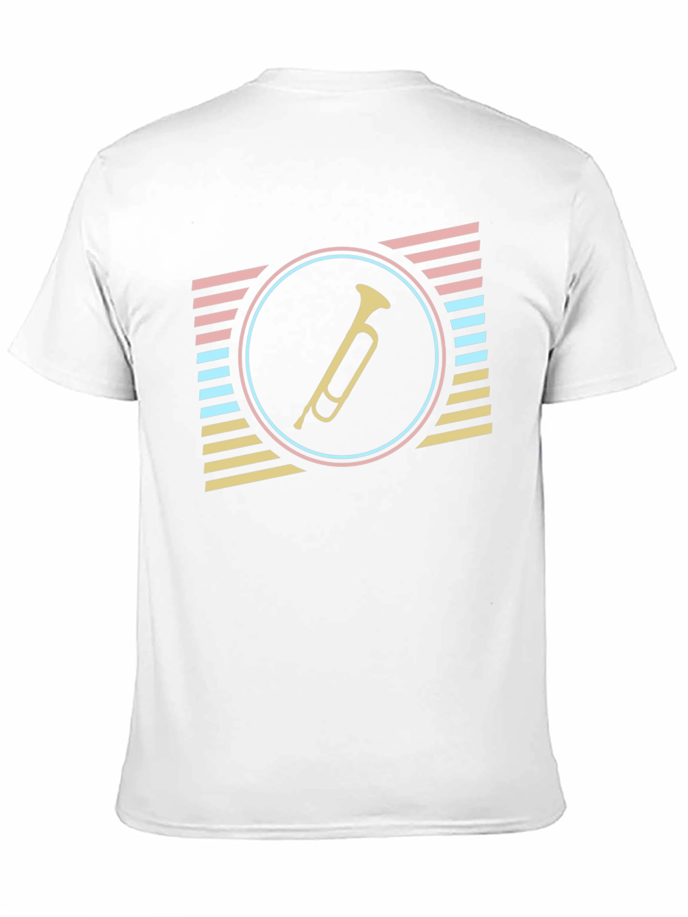 Black Retro Trumpet Graphic Tee - Stylish & Unique view 11