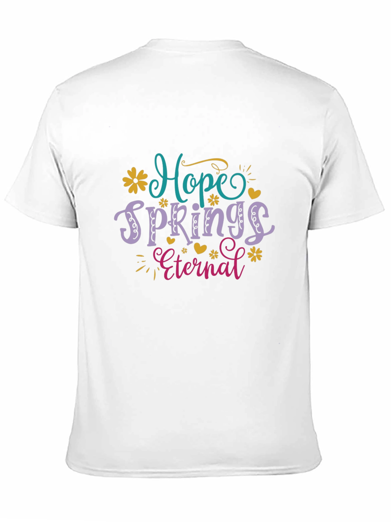 Black Hope Springs Eternal Graphic T-Shirt view 11