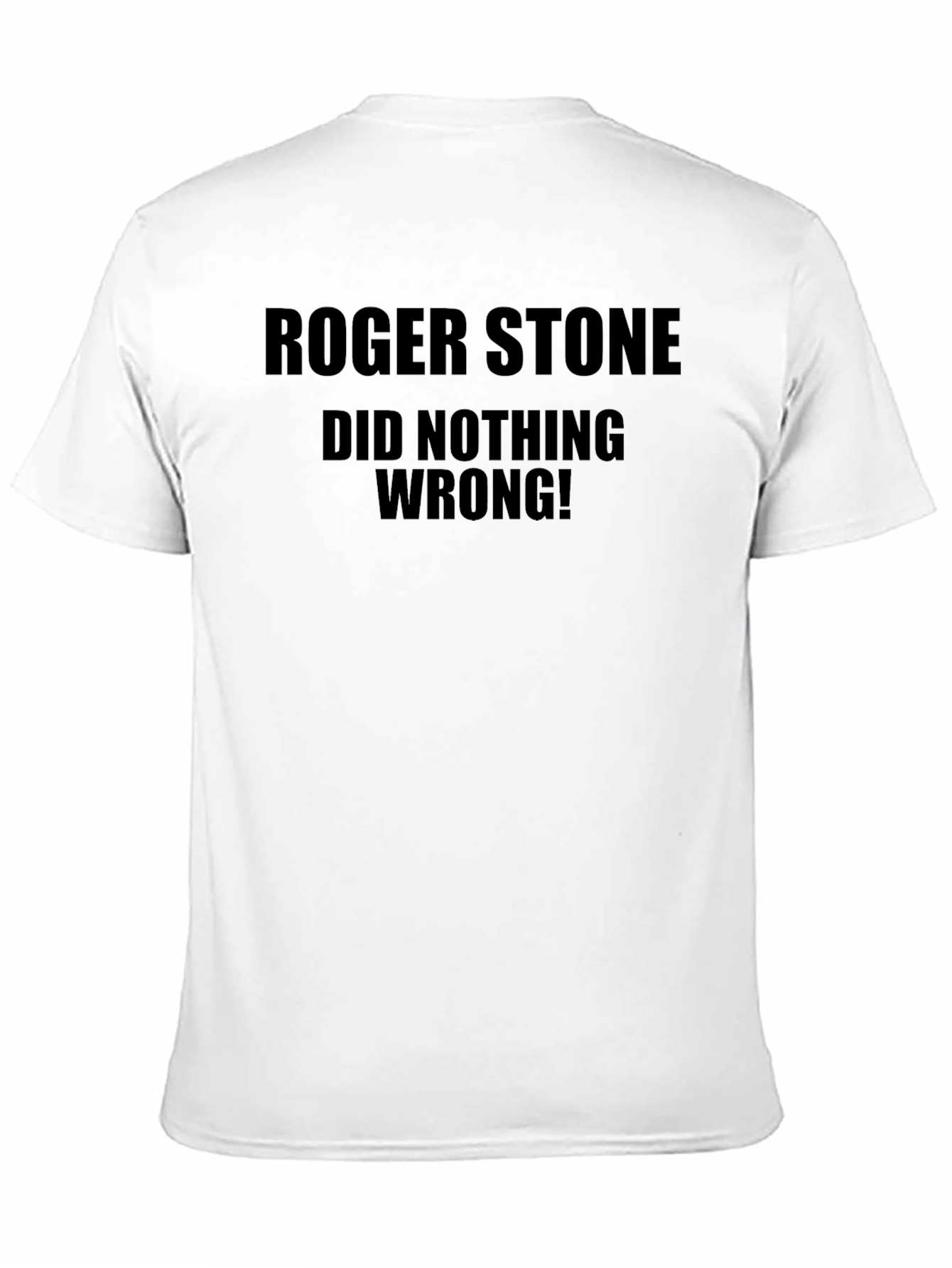 Black Roger Stone Did Nothing Wrong! T-Shirt view 11