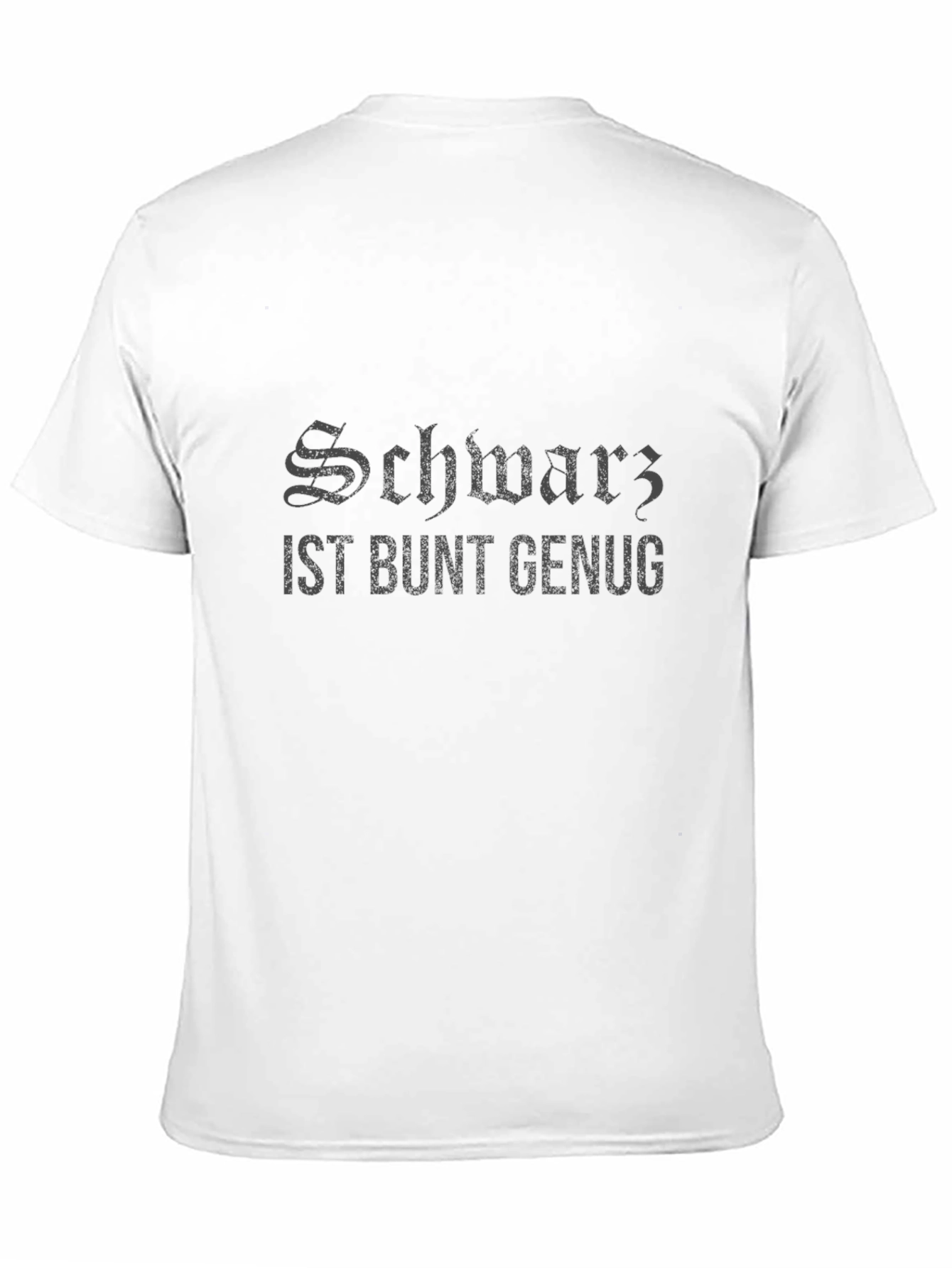 Black Schwarz Ist Bunt Genug Graphic T-Shirt view 11