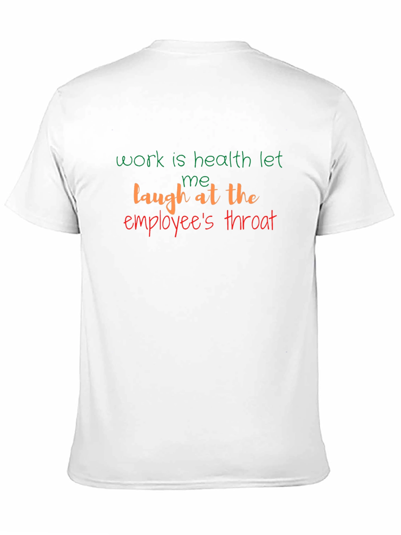 Black Work Is Health Slogan T-Shirt view 11